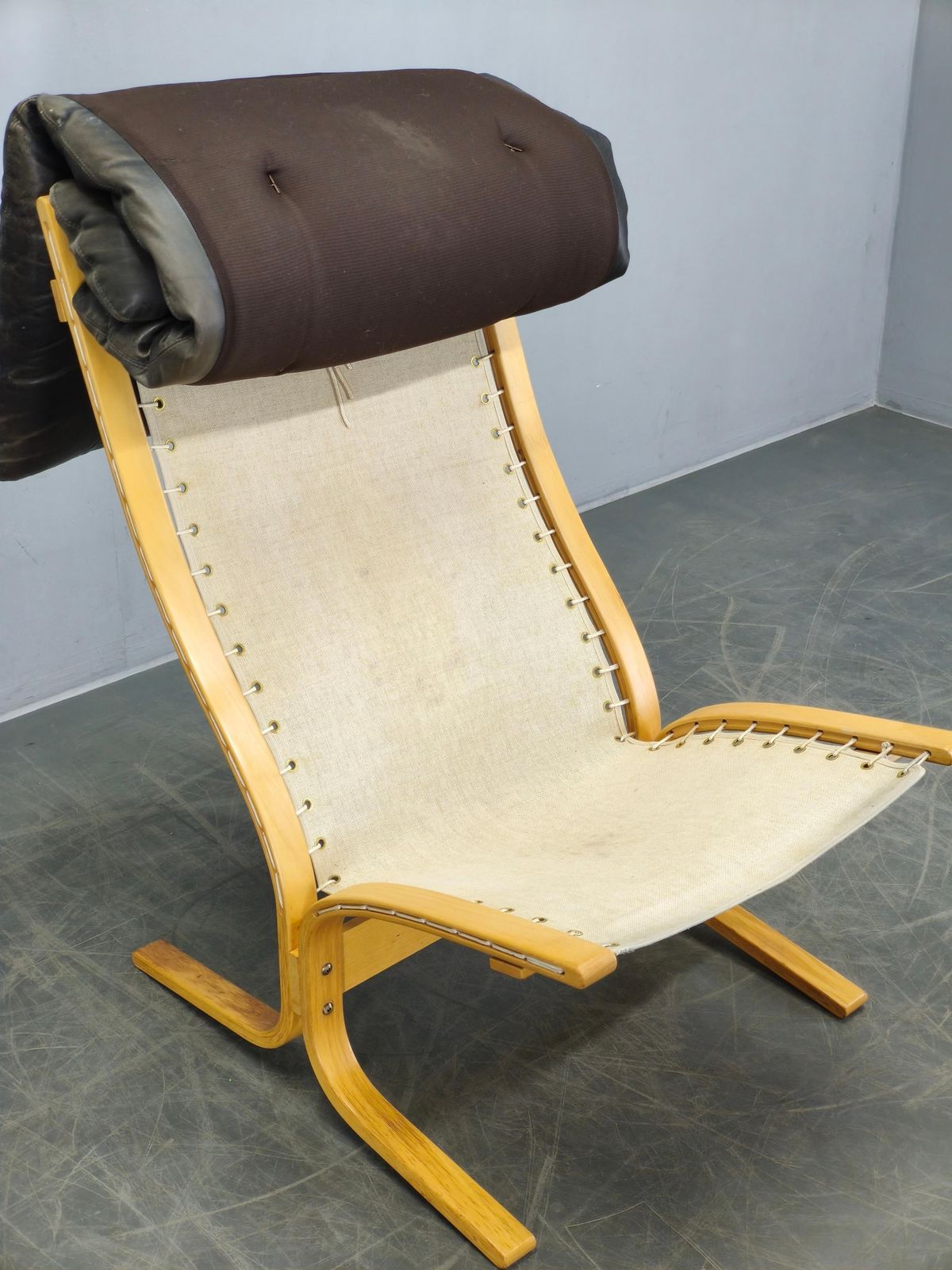 Ingmar Relling Siesta Lounge Chair in leer, Noorwegen, jaren 1970 photo buy