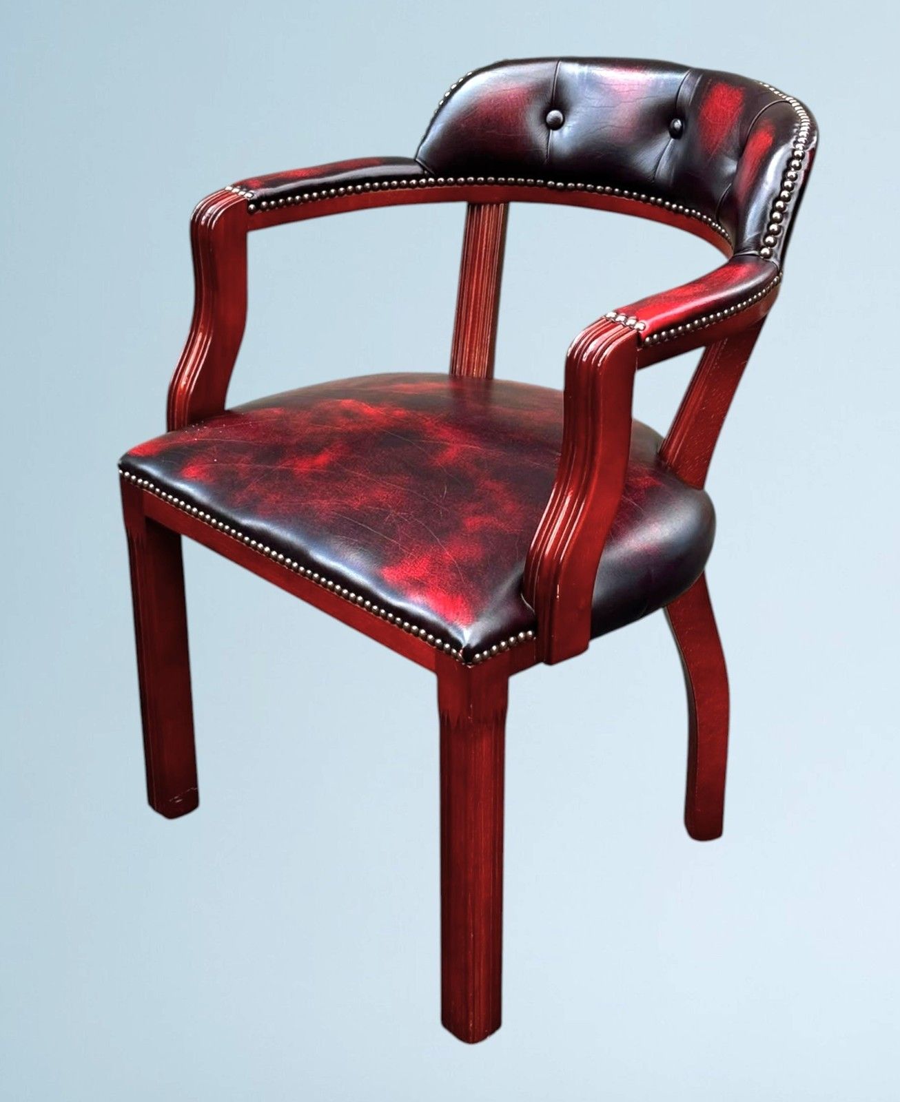 photo furniture Leather Chesterfield Office Chair / Court Chair