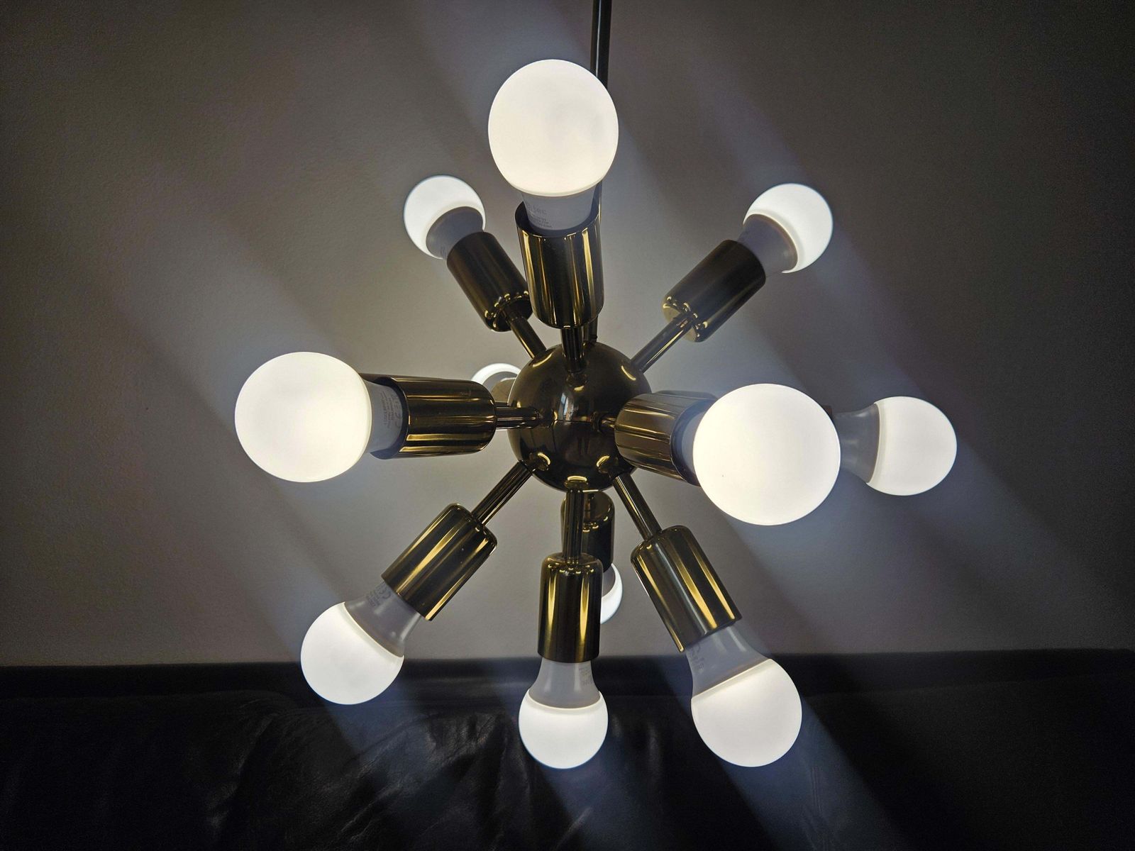 photo buy Zeldzame mid-century Sputnik-kroonluchter, Space Age, jaren 1970