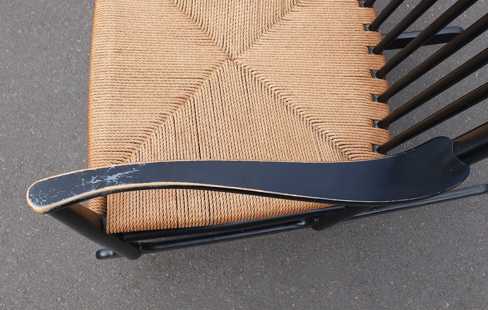 Hans Wegner J16 Rocking Chair For Fdb Mobler 1964 photo vintage
