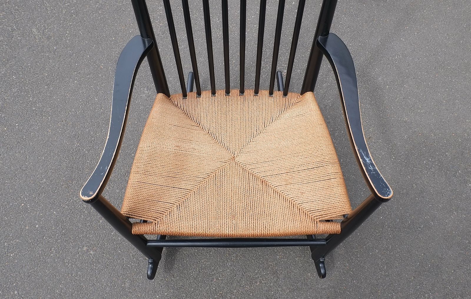photo for sale Hans Wegner J16 Rocking Chair For Fdb Mobler 1964