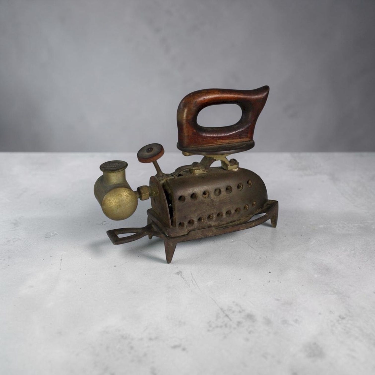 Antique Spirit Iron By Wama Around C1900
