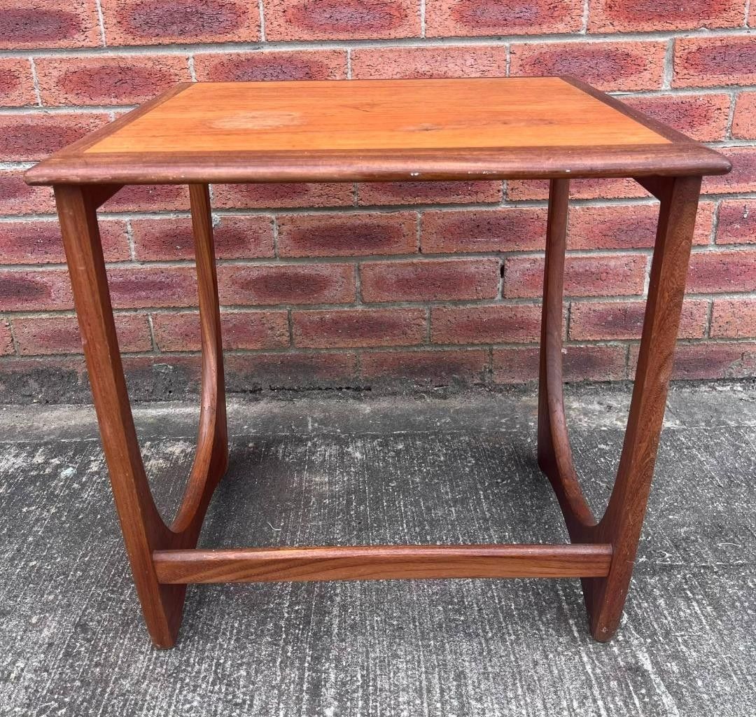 G Plan Vintage Teak Astro Nest Of Tables Mid Century 1960s Danish Design photo vinterior