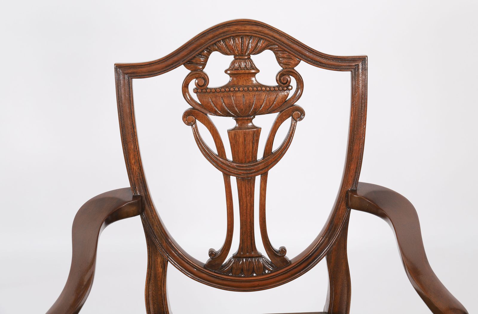 Set 8 Edwardian Shield Back Dining Chairs  Circa 1910  20th C photo buy