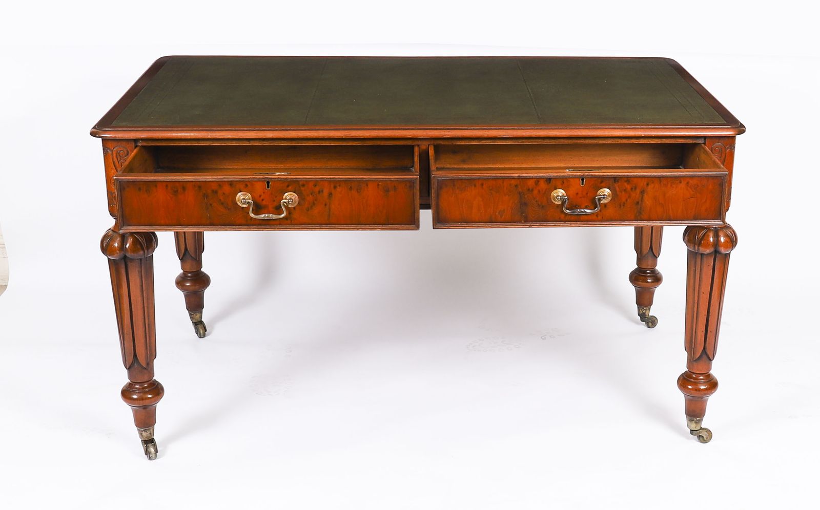 photo vinterior Victorian Partners Writing Library Desk 19th C