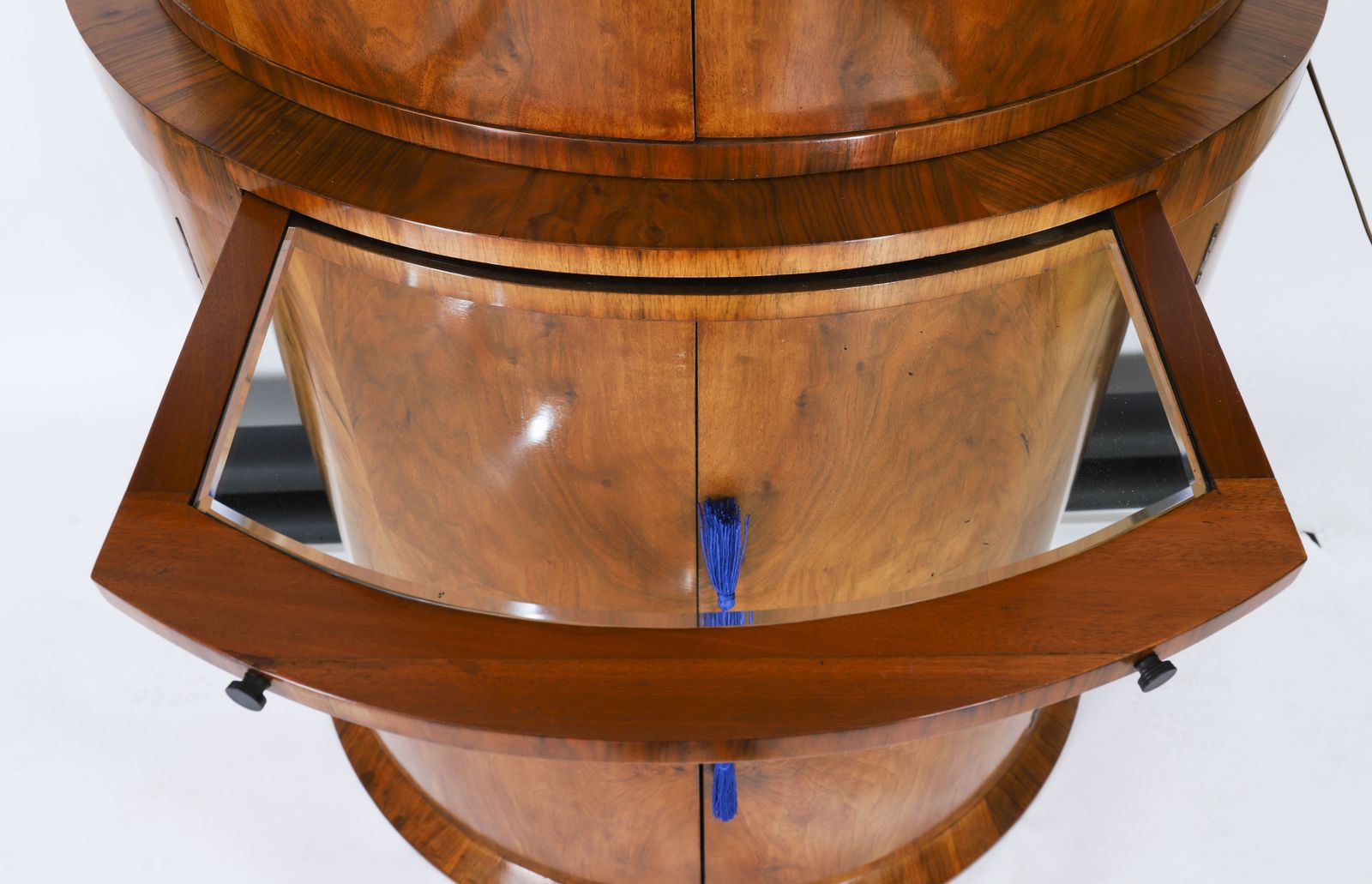 Art Deco Burr Walnut Cocktail Cabinet By Hille C1920 photo for sale