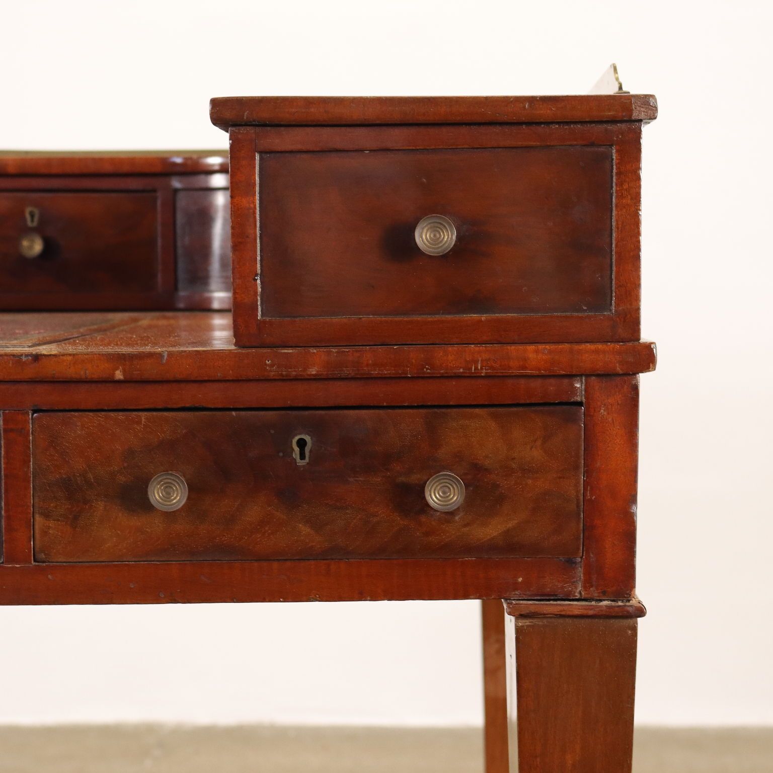 Ancient Writing Desk Carlton House George III '800 Mahogany Brass photo Furniture