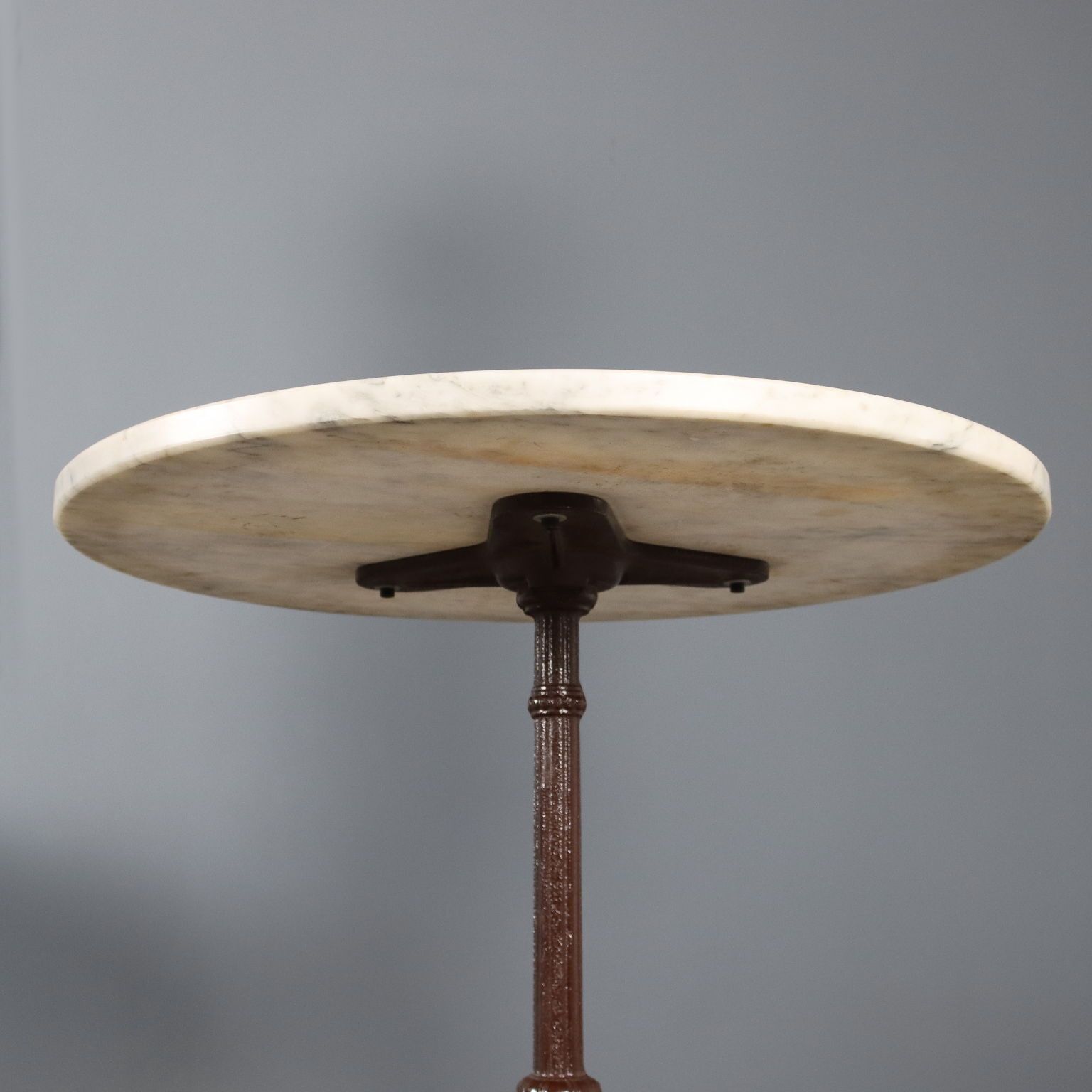 photo for sale Antique Coffee Tables Lacquered Iron Marble XX Century