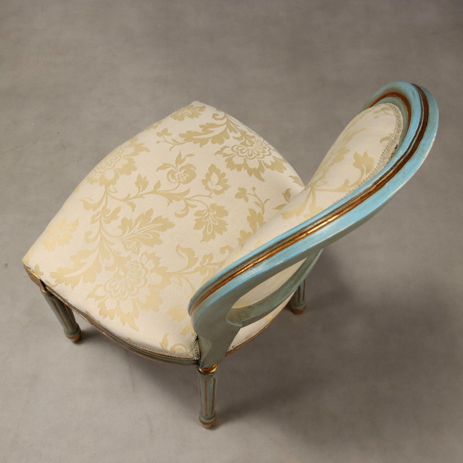 Stoelen Neoclassicistische Stijl Gelakt Hout Italië XX Eeuw photo 850.0