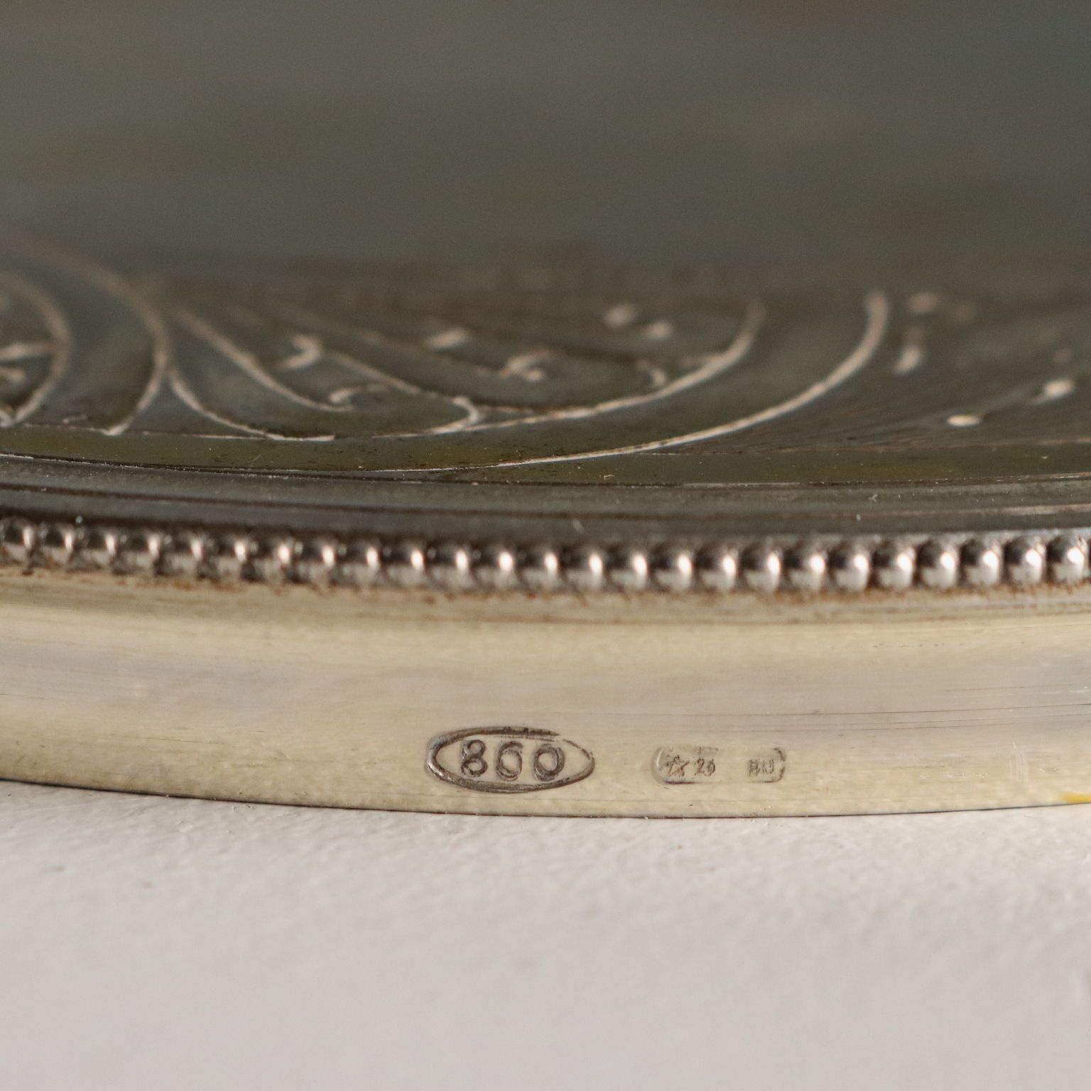 Tabatière en argent Morini Manufacture, Italie, XXe siècle photo buy