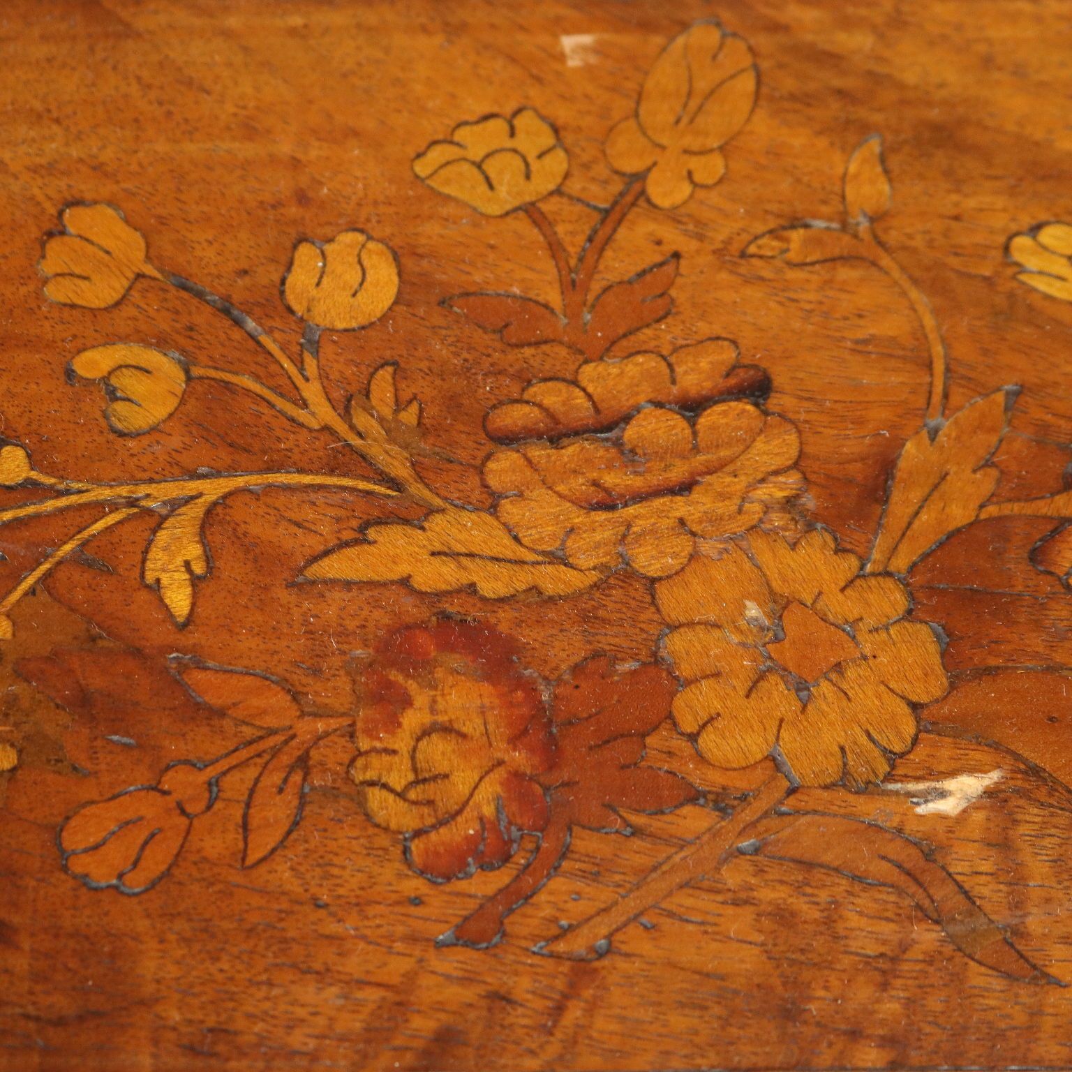 photo for sale Antique Sewing Table Various Wood Essences XIX Century