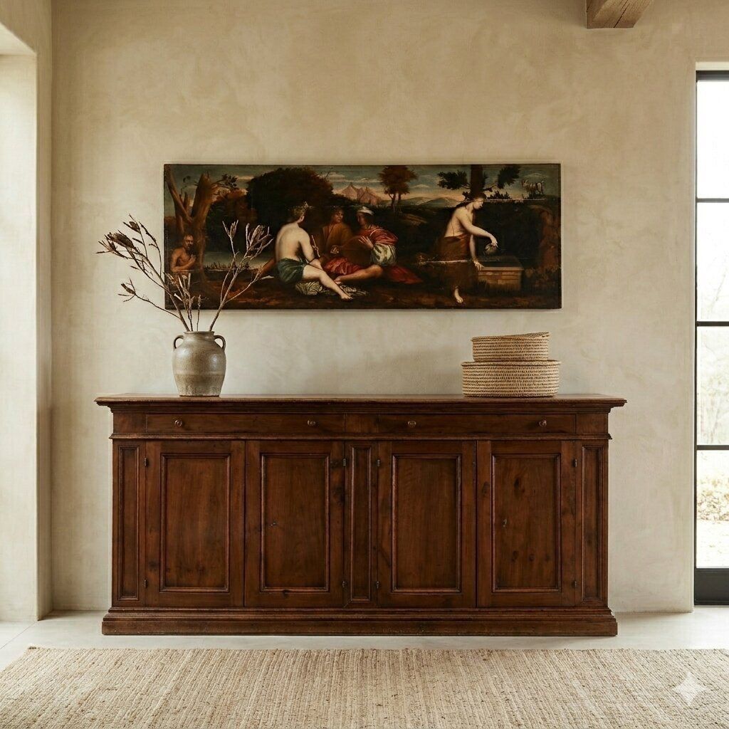 Baroque Cupboard Walnut Drawers XIX Century photo furniture