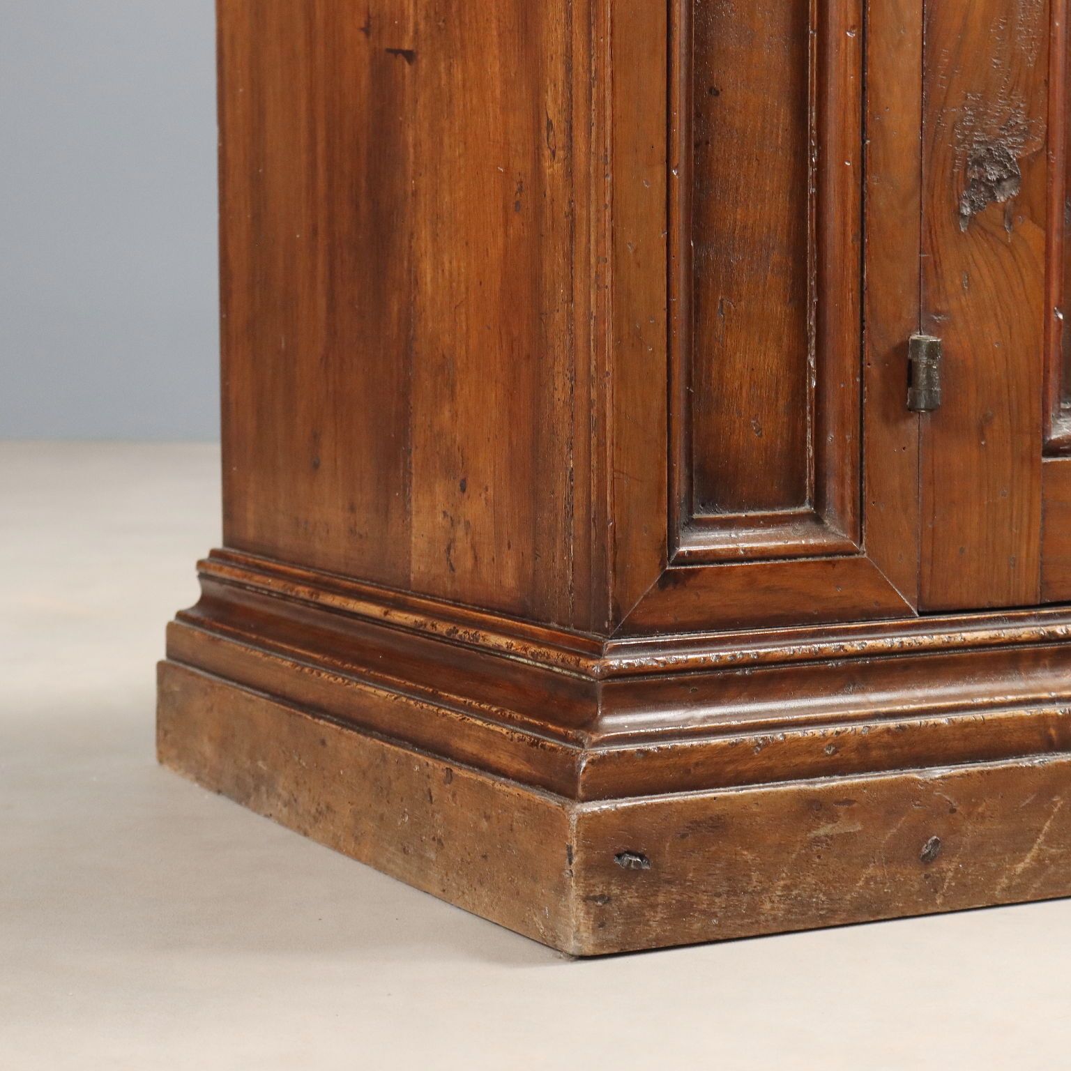 Furniture Baroque Cupboard Walnut Drawers XIX Century photo