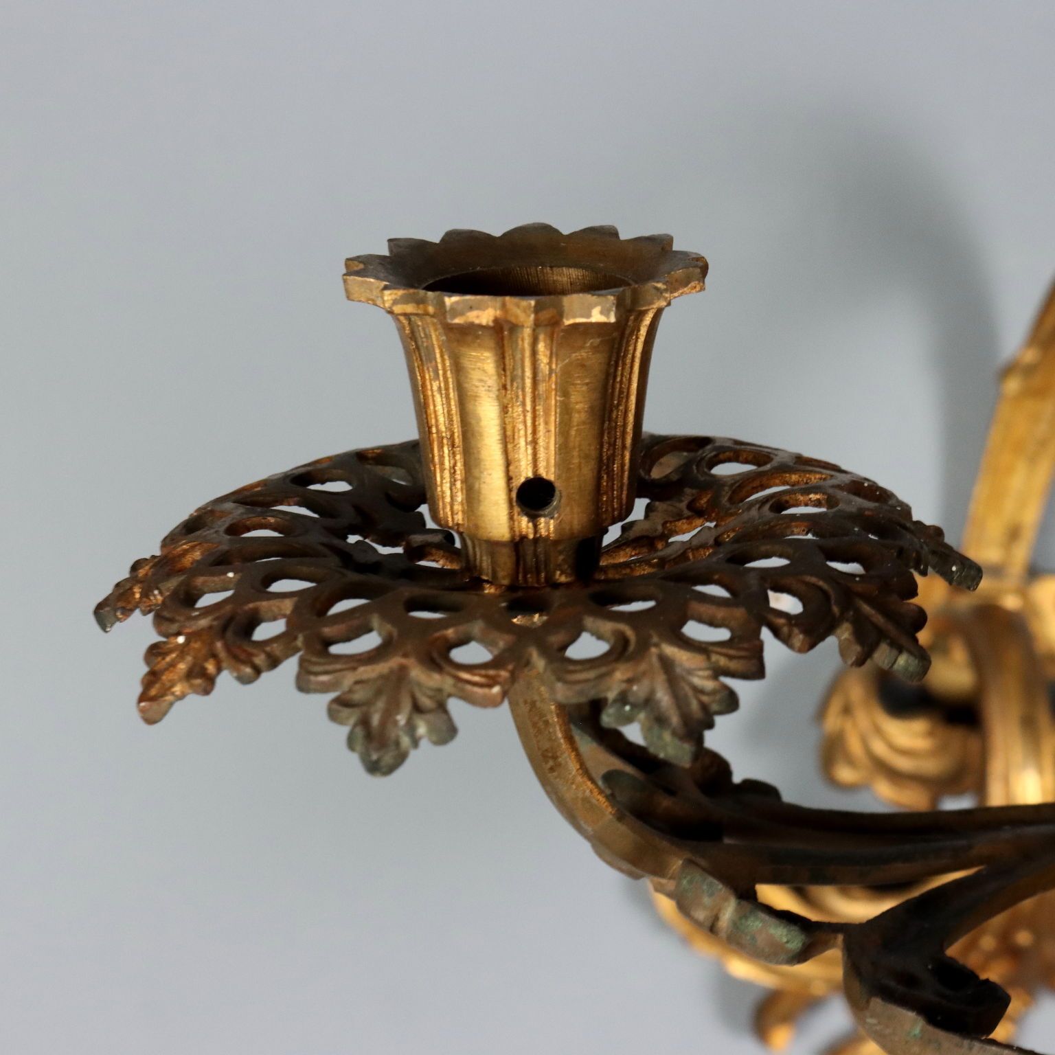 Paire d'appliques de style baroque photo Luminaires