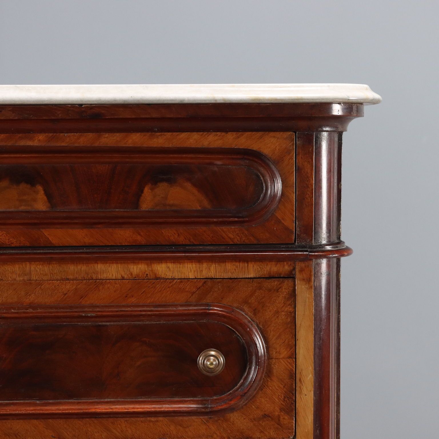 Antique Chest Of Drawers Cherrywood Poplar XIX Century photo vinterior