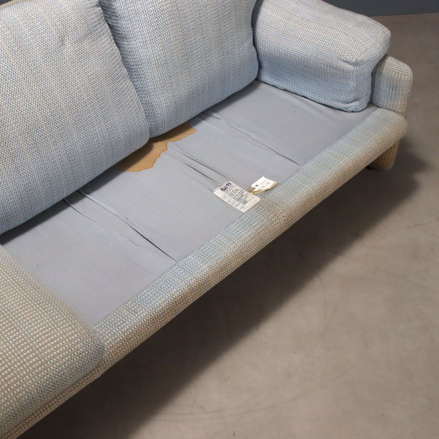 Vintage Sofa B&B Coronado Fabric Design Tobia Scarpa 1970s photo buy