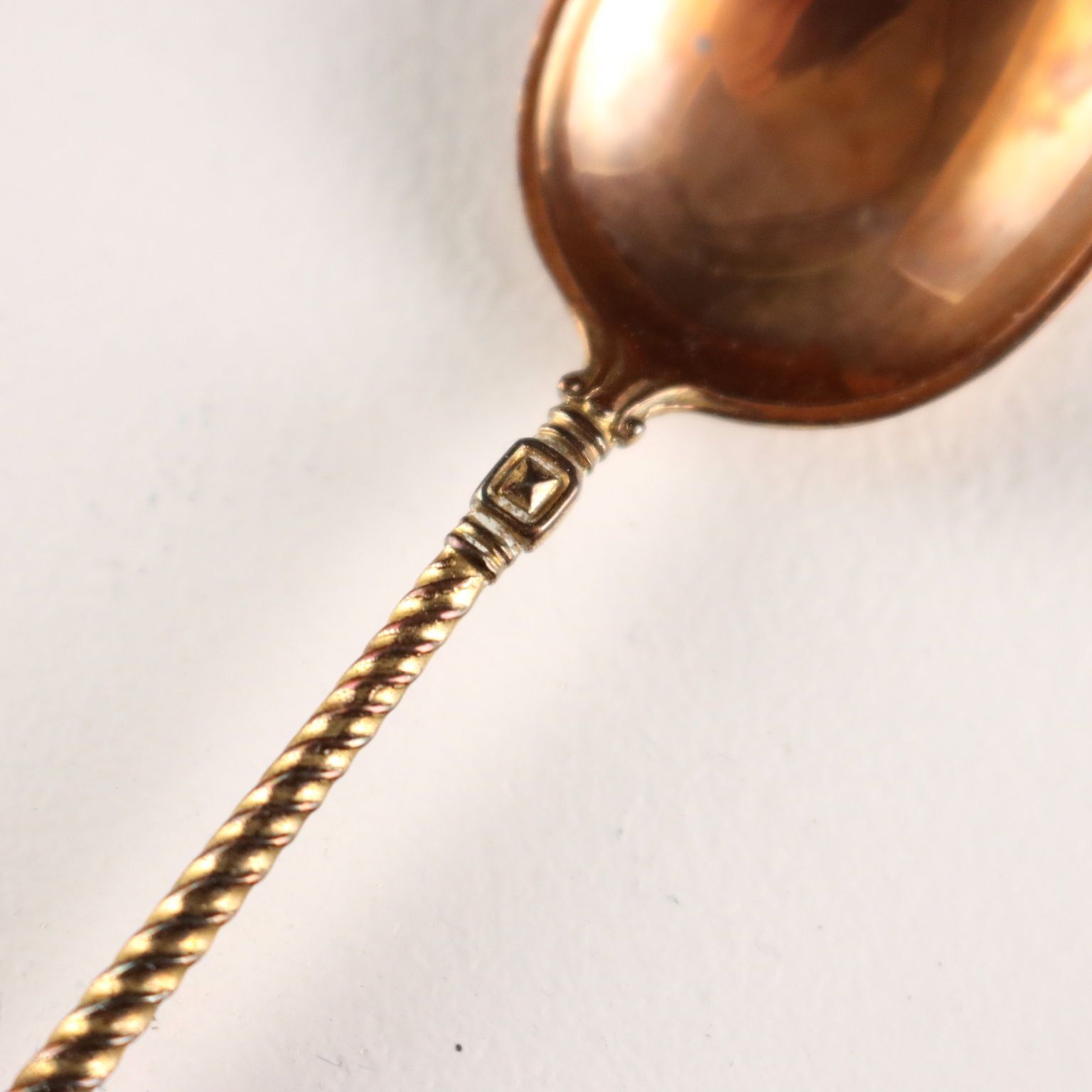 Ensemble de cuillères d'époque en argent doré, Allemagne, XXe siècle photo Décoration