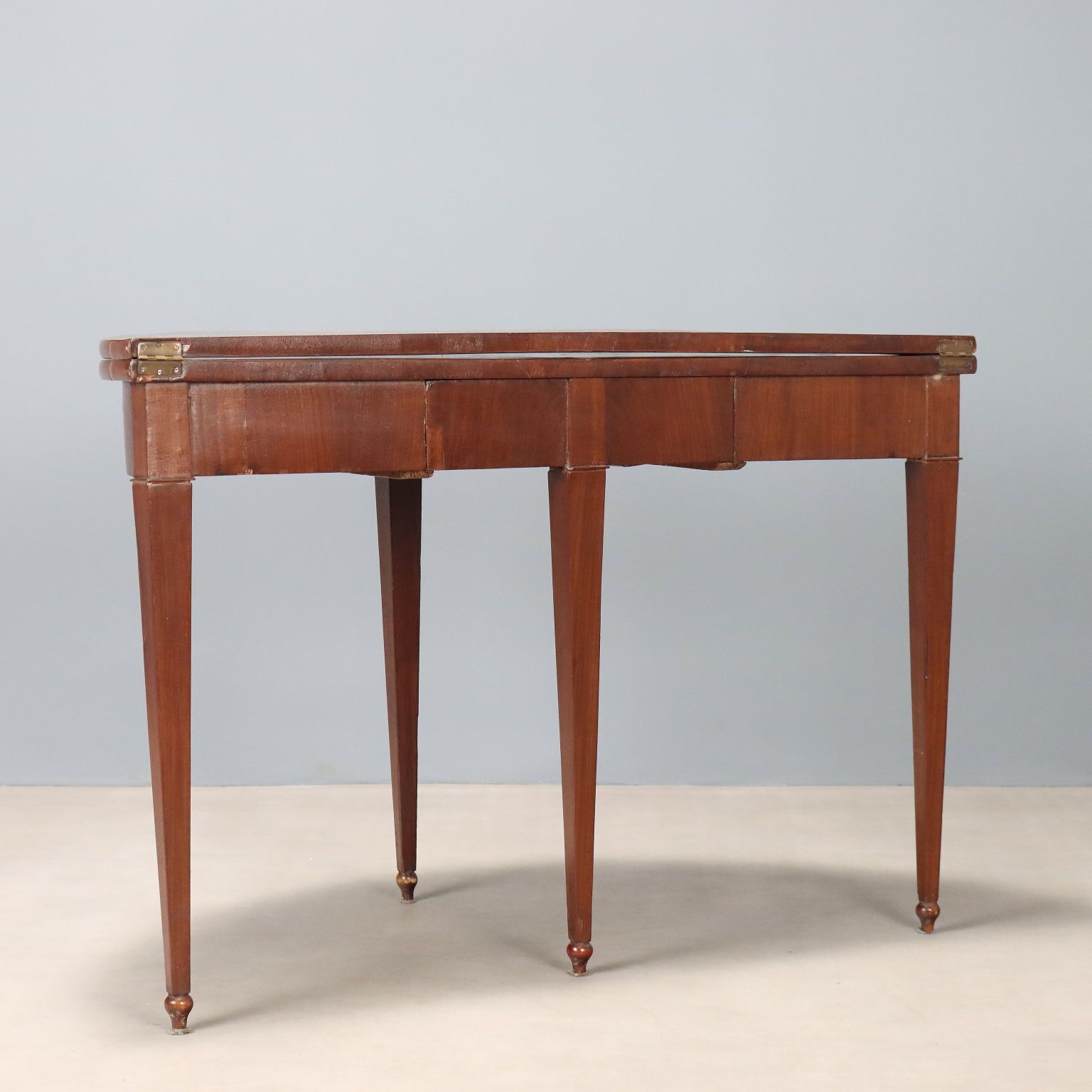 Meubels Antieke Halfronde Console Mahonie Openbaar Blad 19e Eeuw photo