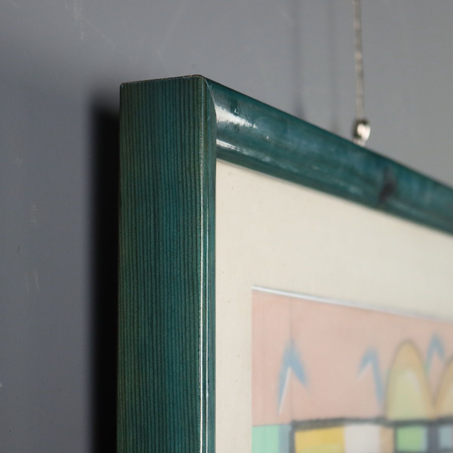 photo furniture Contemporary Painting Signed Ibrahim Kodra Oil On Canvas