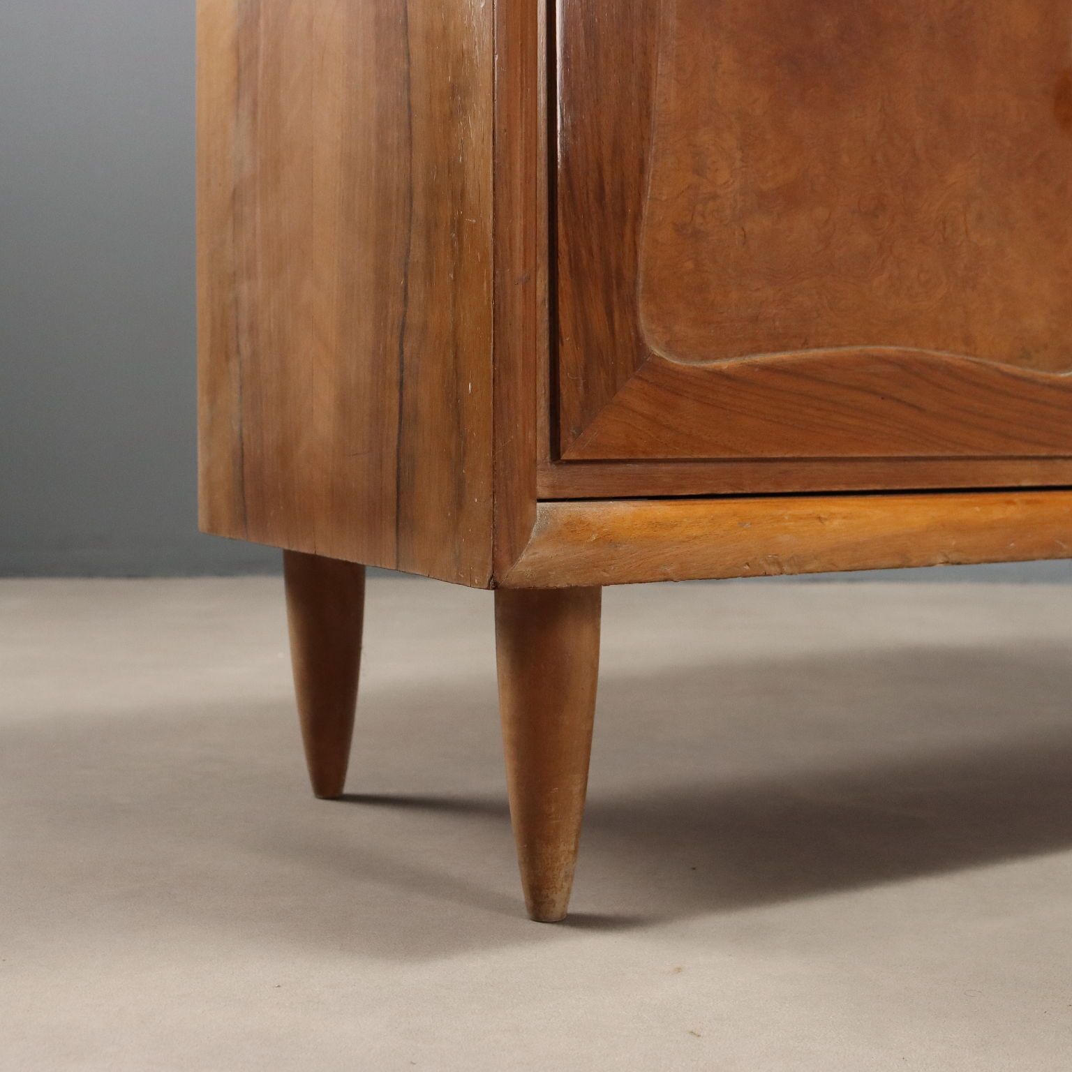 Vintage Small Cabinet Walnut Veneer Design 1950s photo buy