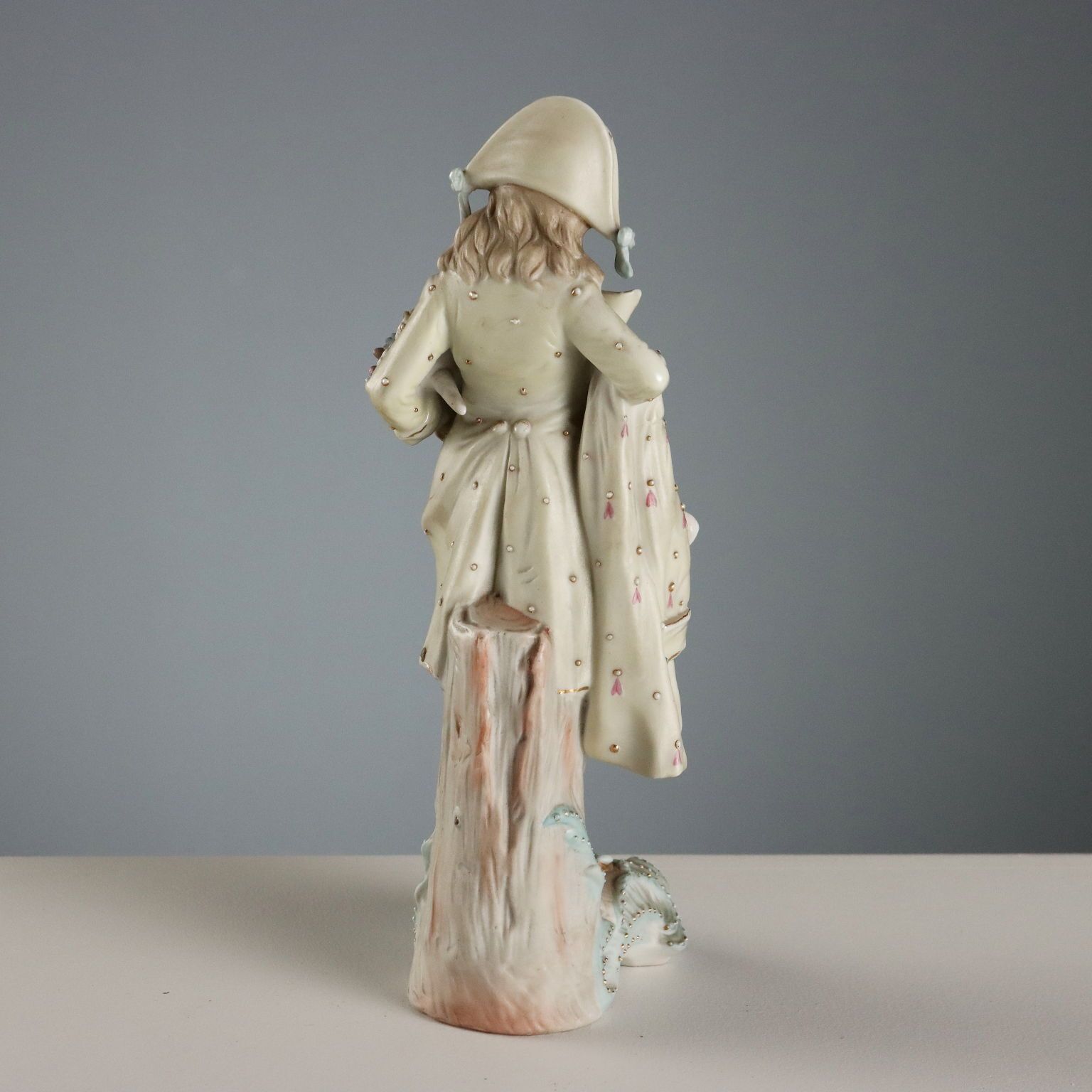 photo furniture Antique Biscuit Porcelain Figurine France XIX Century