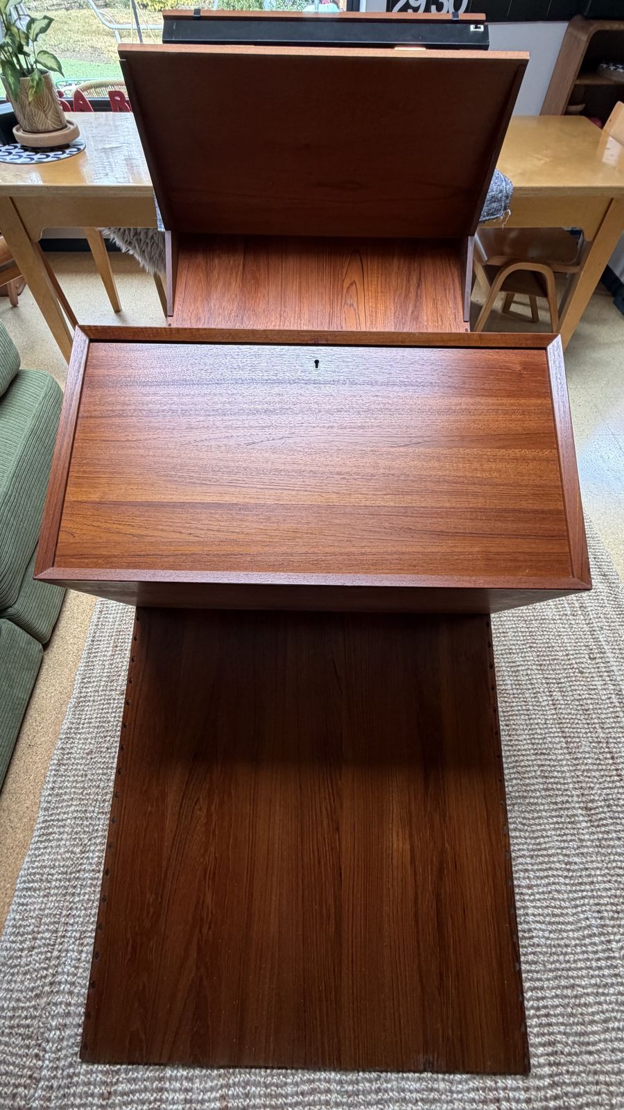 Cadovius Cado Teak 1 Bay Modular Wall Mounted Storage Mid Century photo furniture