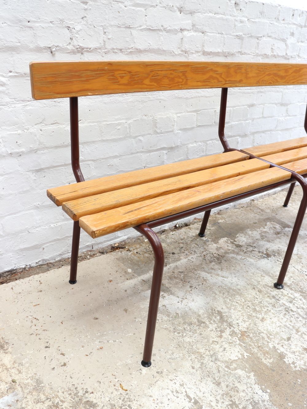Vintage French Mullca School Bench photo buy