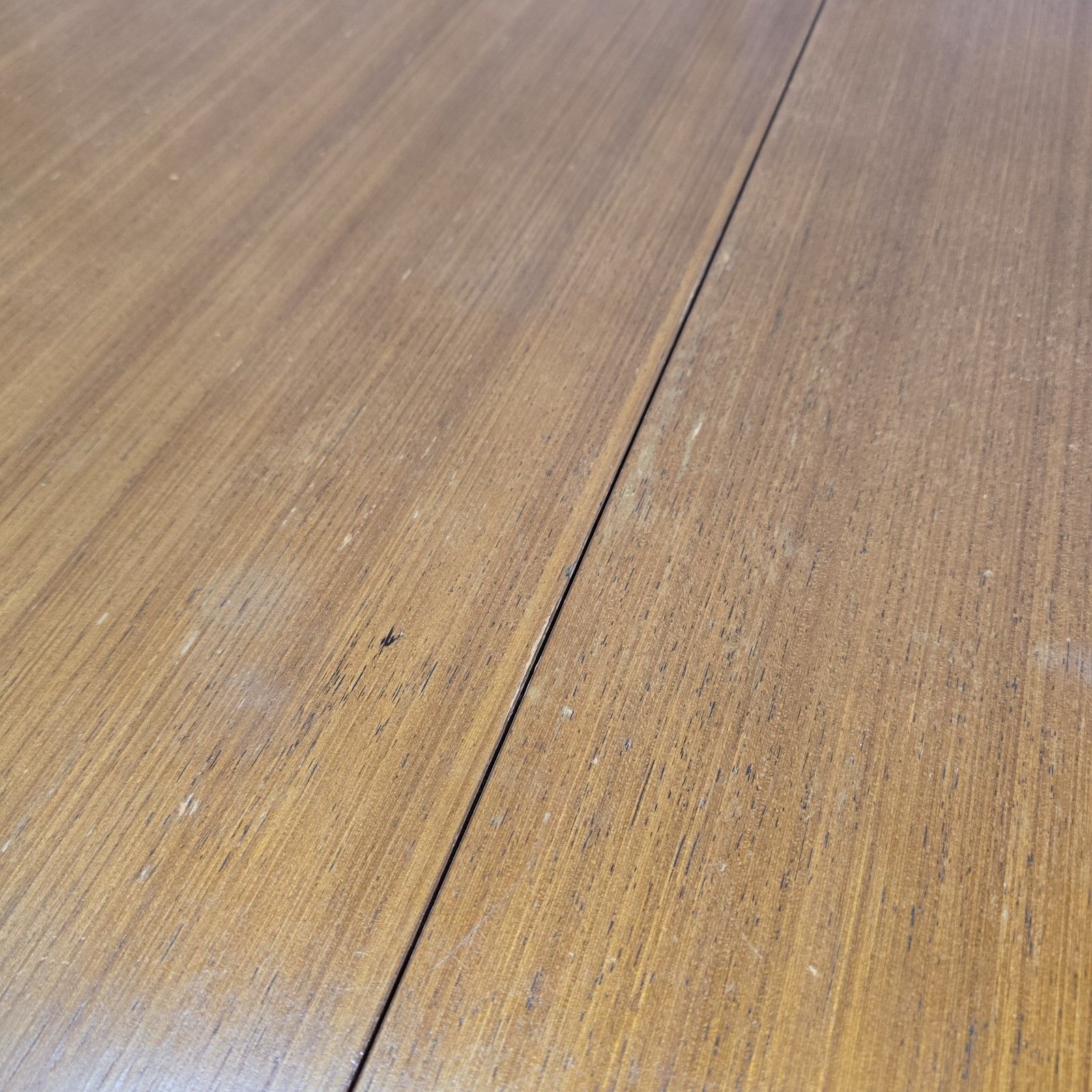 photo for sale Vintage Extending Dining Table Teak Veneer Round Mid Century Retro Mcm Kitchen