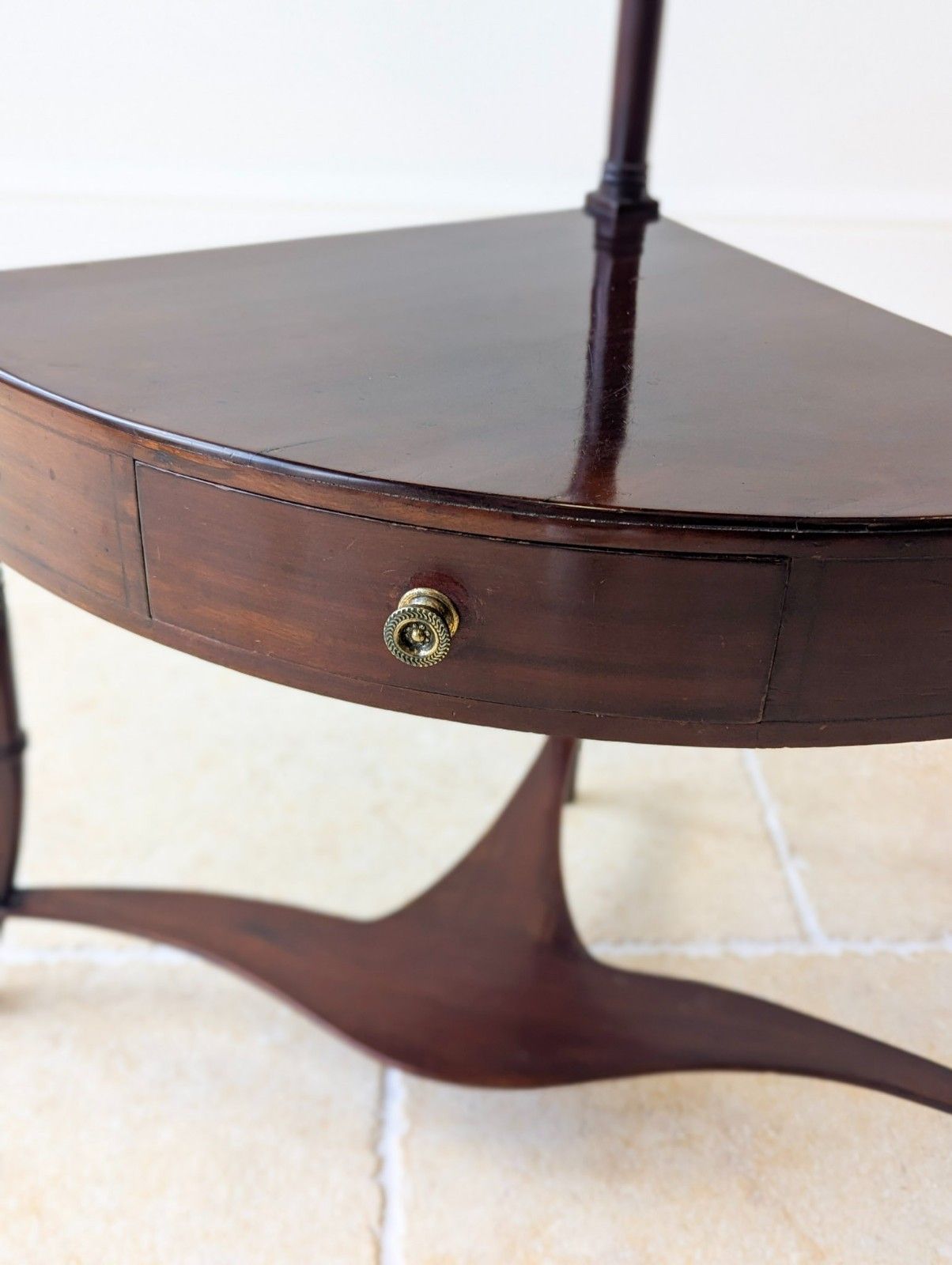 Antique Regency Mahogany Tiered Corner Stand C.1820 photo 525.0