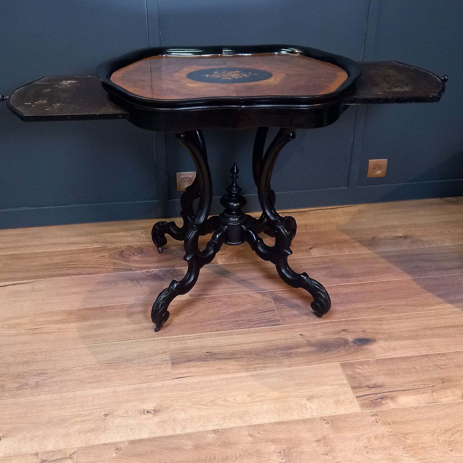 Antique Wine Table, Dutch William III In Horrix Style photo for sale