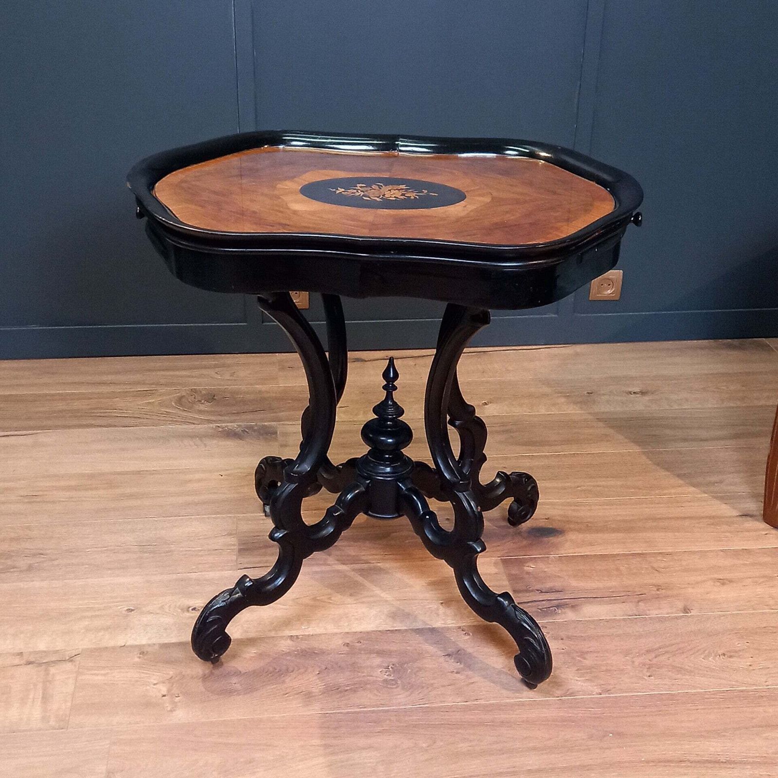 Antique Wine Table, Dutch William III In Horrix Style photo 583.0