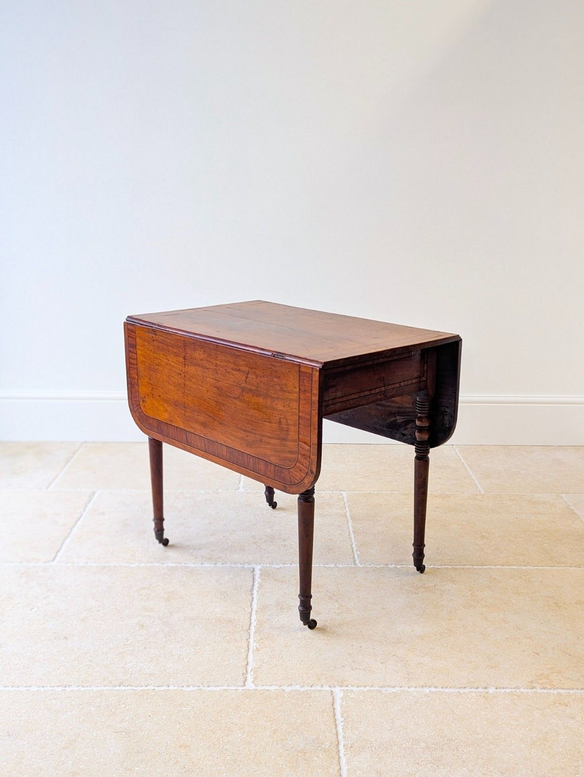 Antique Regency Mahogany Pembroke Table C.1820 photo vintage