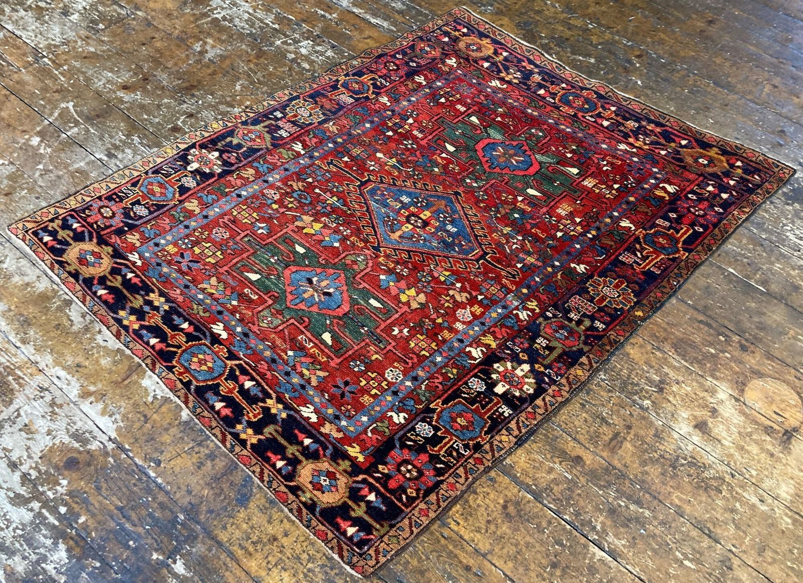 Antique Heriz Rug 1.81m X 1.44m photo 1750.0