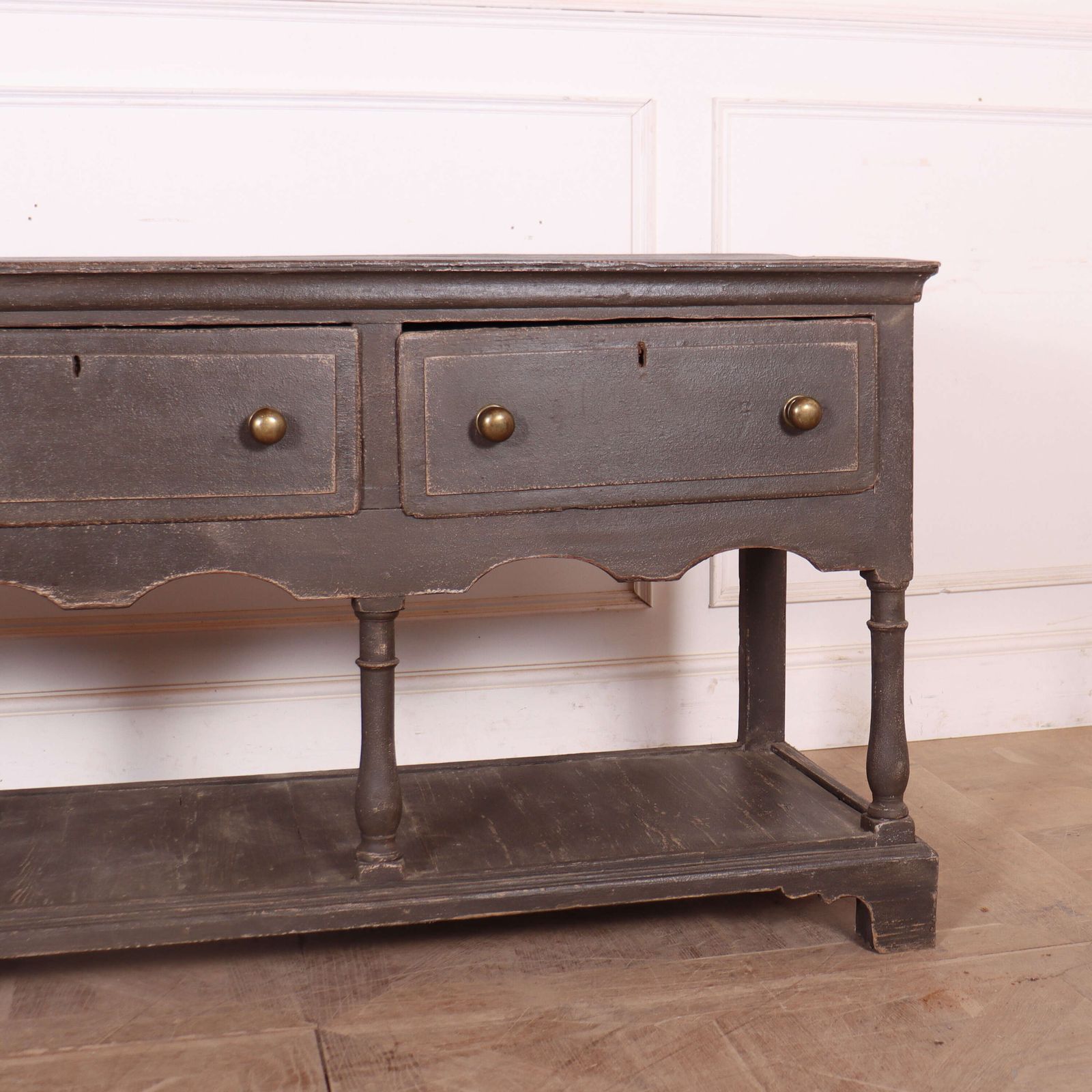 English Painted Potboard Dresser Base photo Furniture