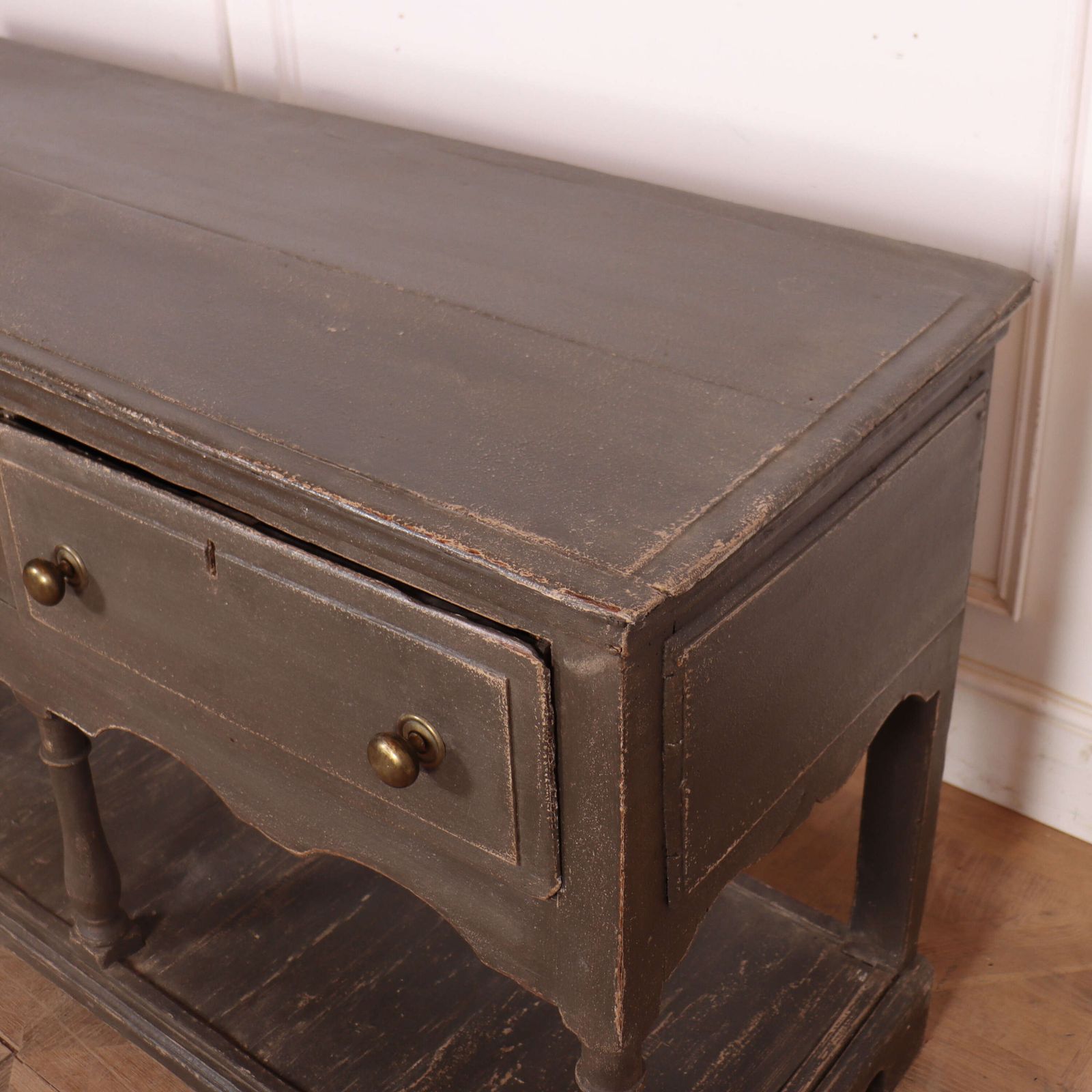 English Painted Potboard Dresser Base photo buy