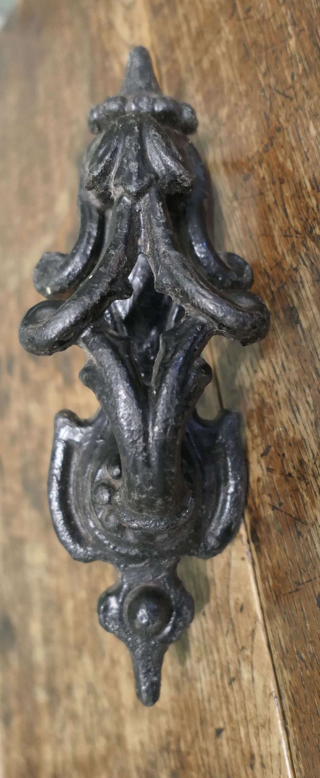 A Heavy Victorian Iron Door Knocker This Is A Classic Victorian Door Knocker photo for sale