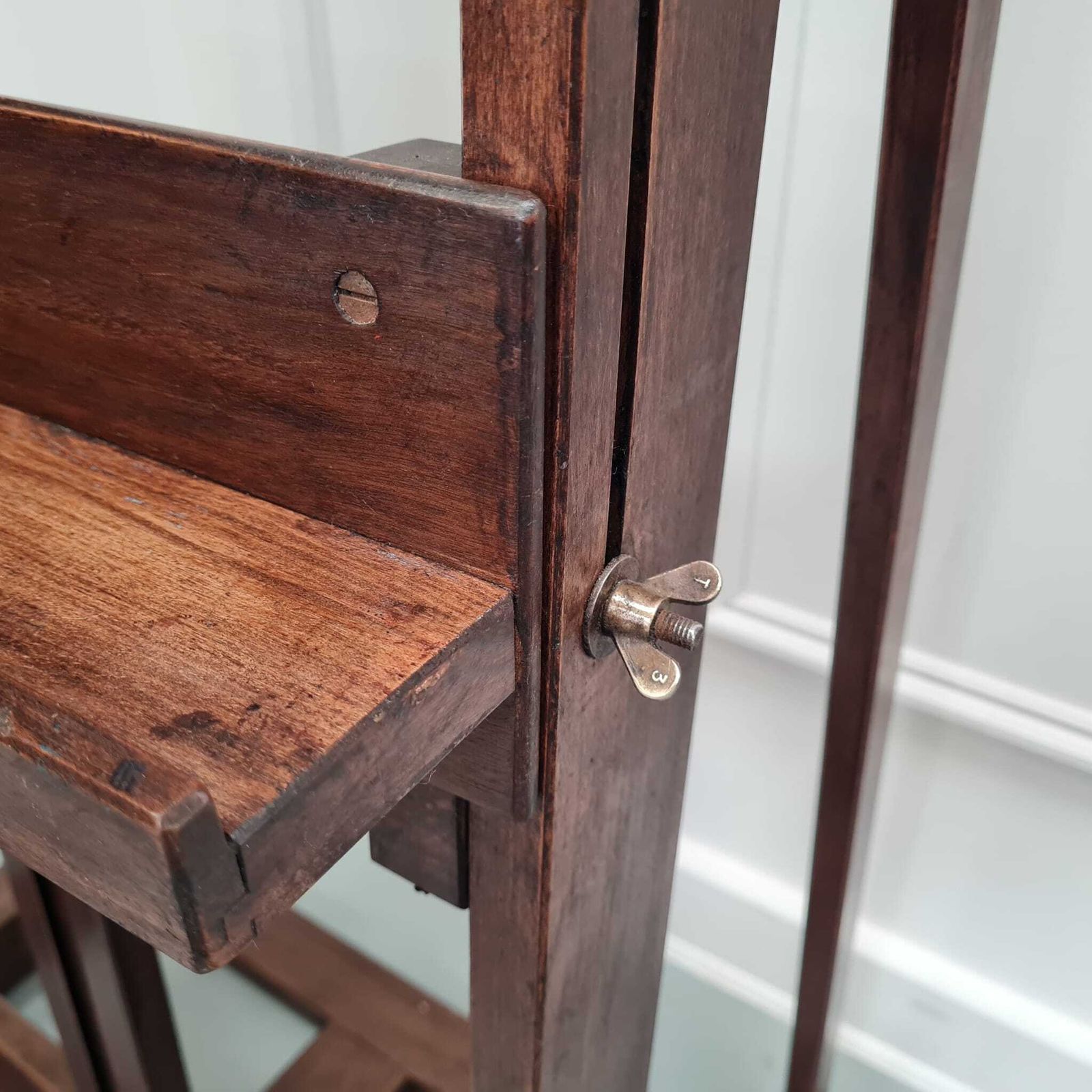 Beautiful French Oak Easel C1930 photo vinterior