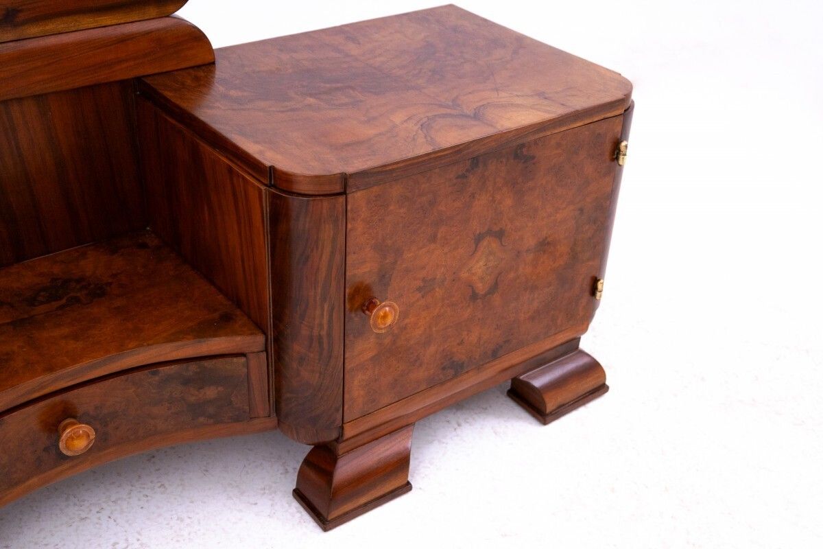 Furniture 1940s Art Deco Dressing Table, Poland. After Renovation. photo