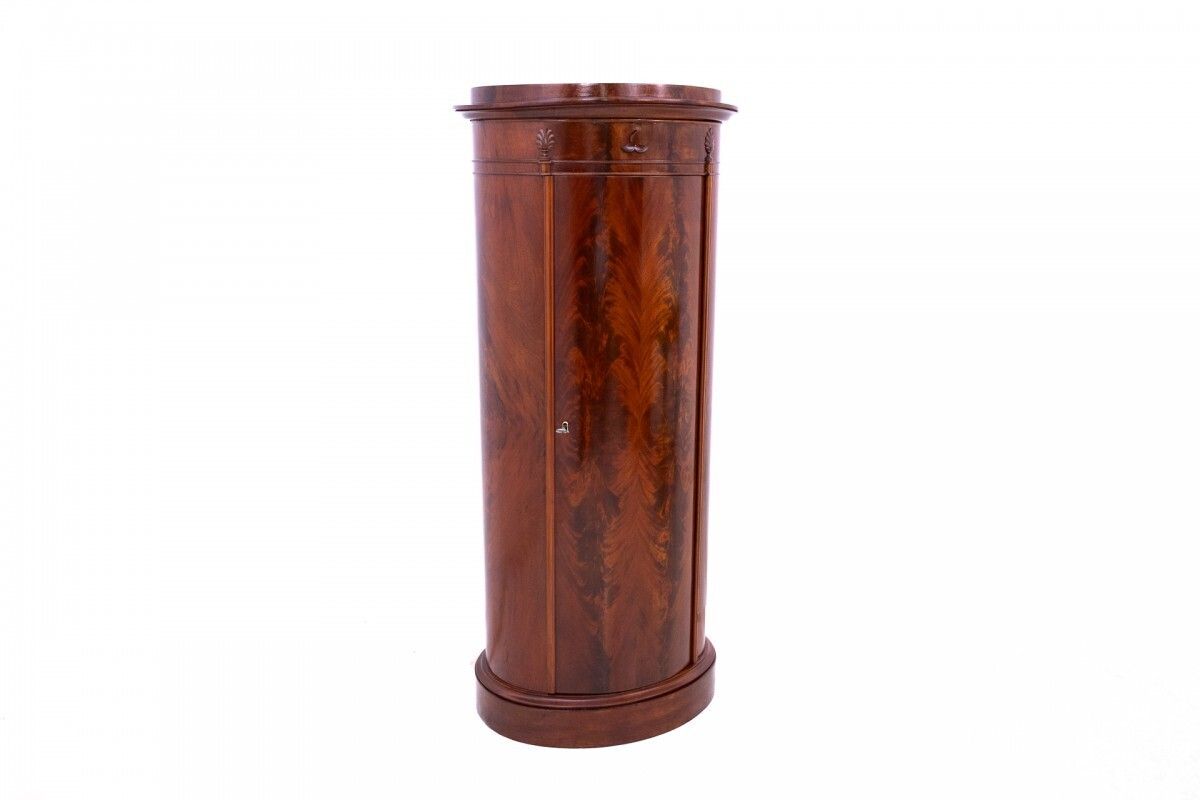 Interesting Biedermeier Pillar Chest Of Drawers, Northern Europe, Circa 1860. After Renovation. photo furniture