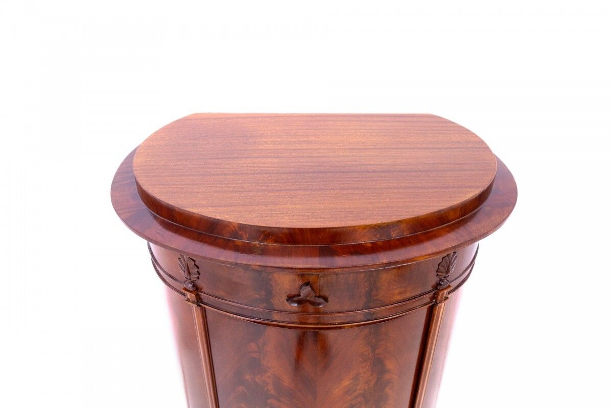 photo furniture Interesting Biedermeier Pillar Chest Of Drawers, Northern Europe, Circa 1860. After Renovation.