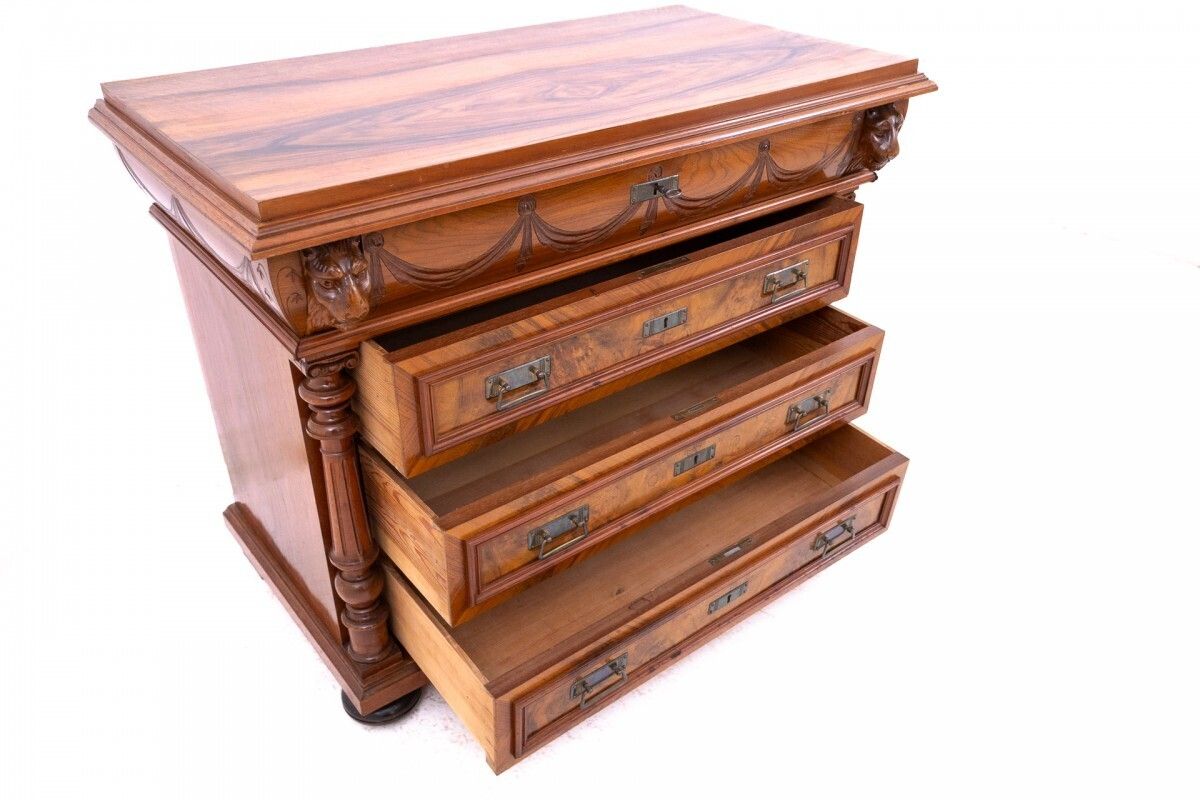 Antique Walnut Chest Of Drawers, Northern Europe, Circa 1900. photo buy