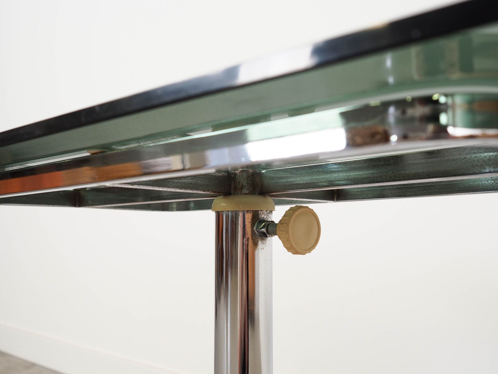 799.0 Glazen salontafel, Italiaans design, jaren 1970, geproduceerd door Allegri photo