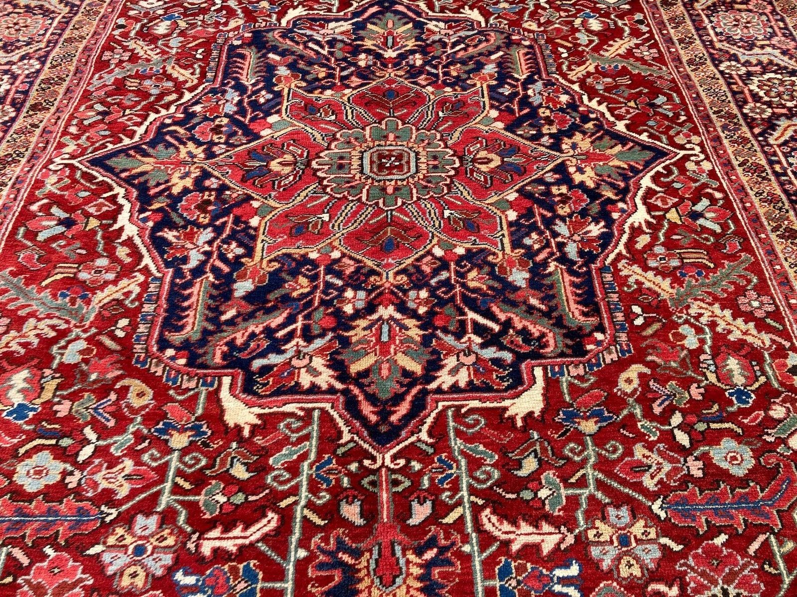 Antiek Heriz tapijt 3,58 m x 2,27 m photo buy