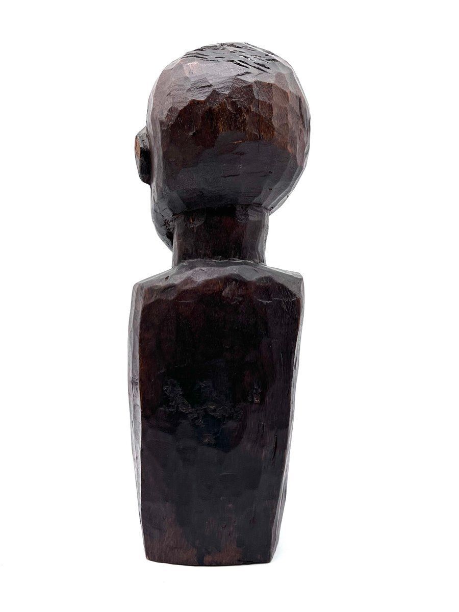 African Hand Carved Sculpture Bust Made Of Hardwood photo furniture
