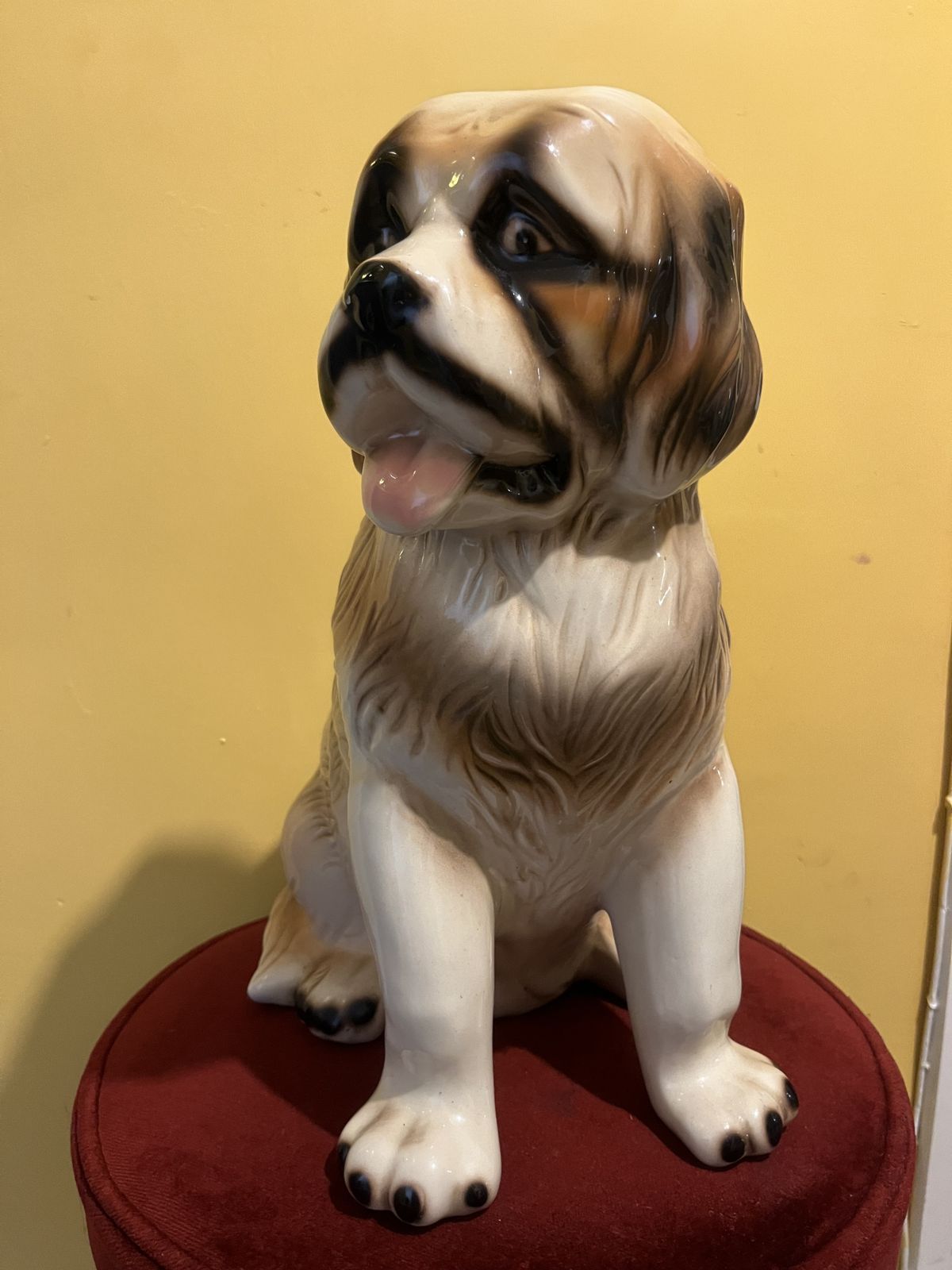 Vintage St Bernard’s Dog Statue