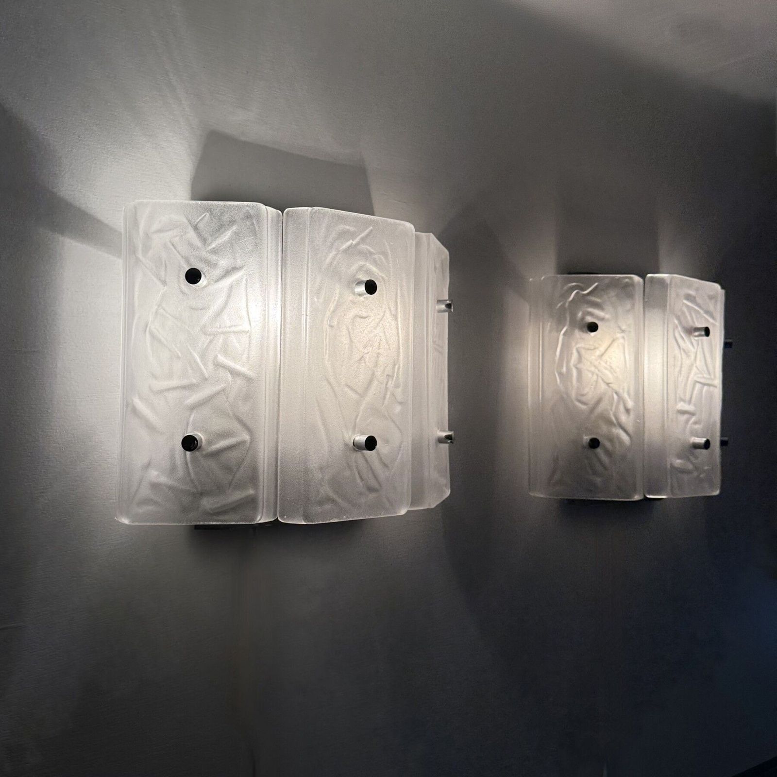 Mid Century Design Glass Wall Lamp , 1970s photo Lighting
