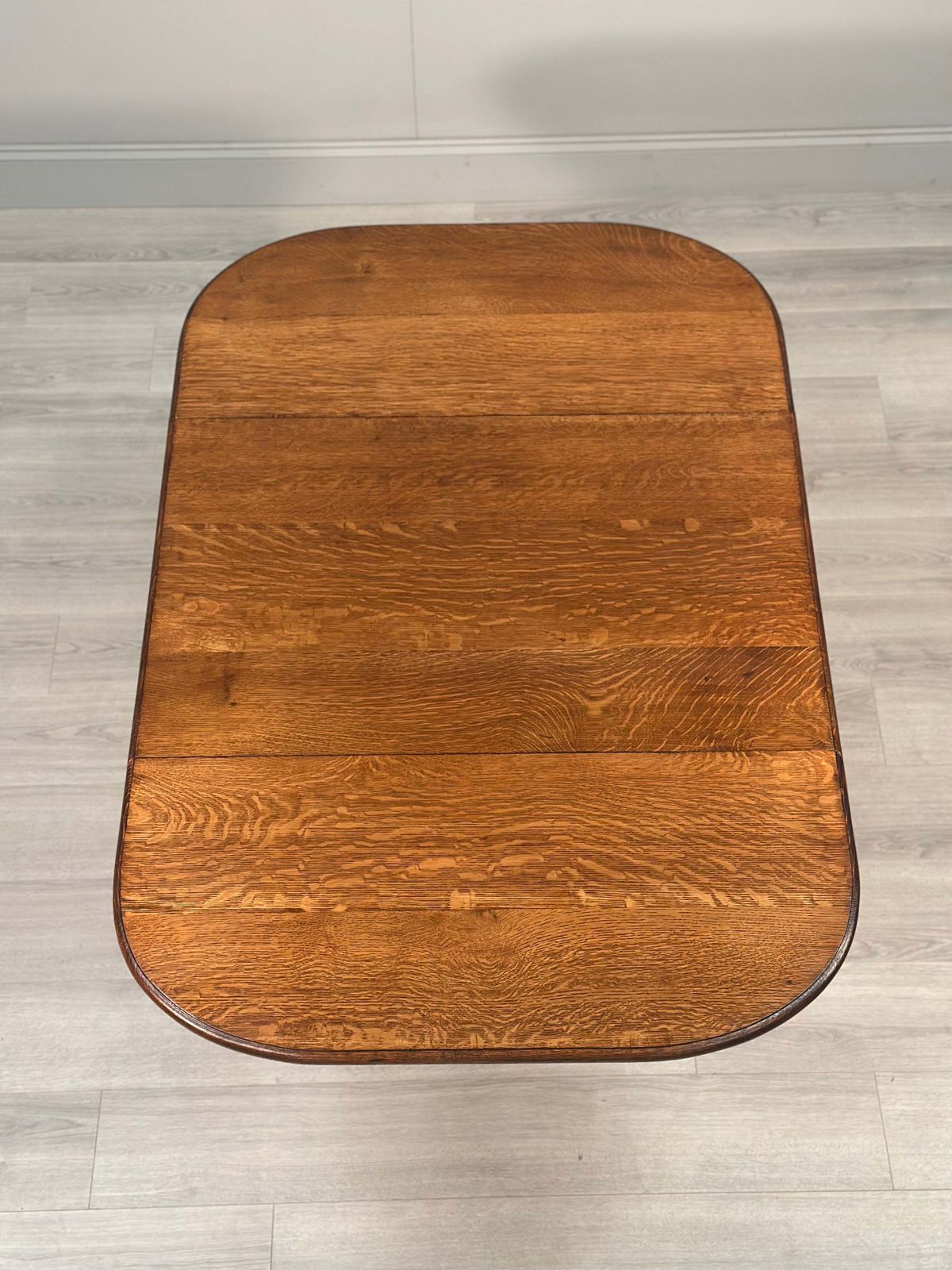 photo buy Antique Oak Drop Leaf Dining Table