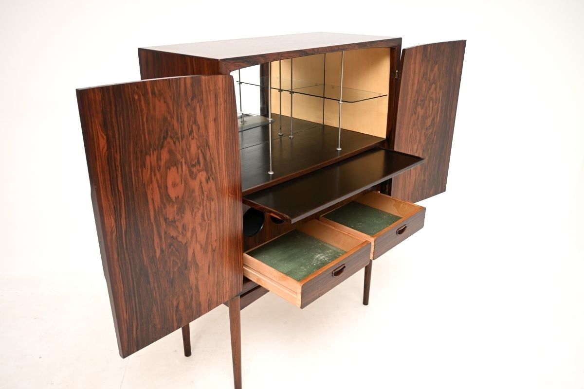 Furniture Vintage Scandinavian Rosewood ‘Bacchus’ Drinks Cabinet By Torbjorn Afdal photo