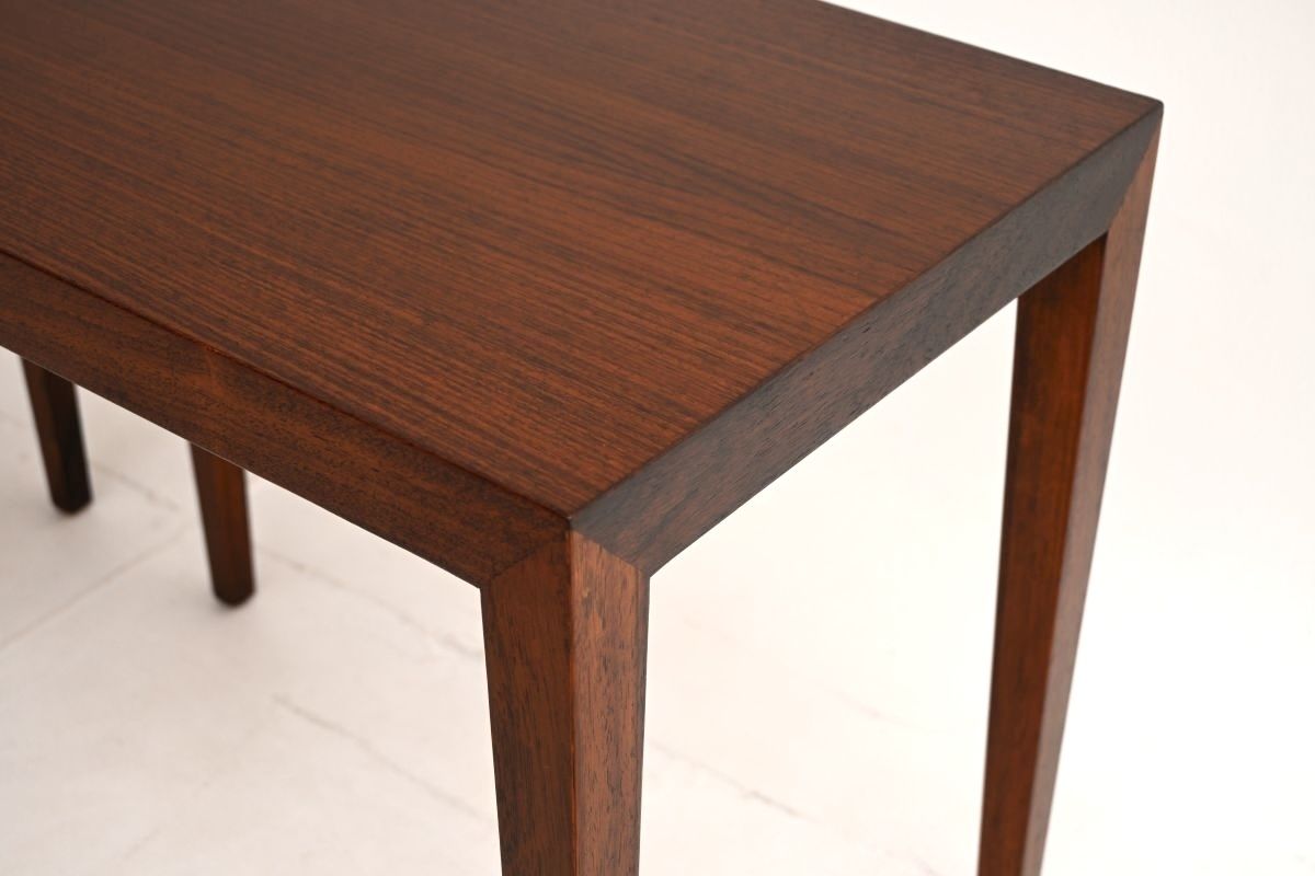 Pair Of Danish Vintage Rosewood Side Tables By Severin Hansen For Haslev photo vinterior