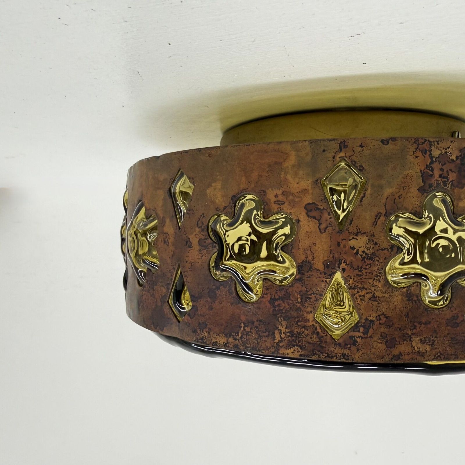 Mid Century Design Nanny Still For Peil & Putzler Flush Mount , 1970s photo buy